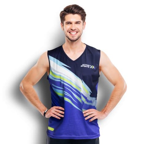 Custom Mens Performance Singlet — view 2 of 4