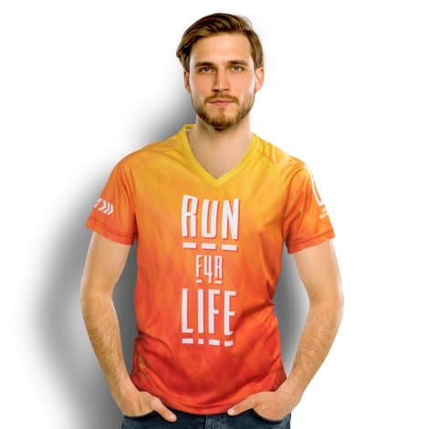 Custom Mens Performance V-Neck T-Shirt — view 2 of 4