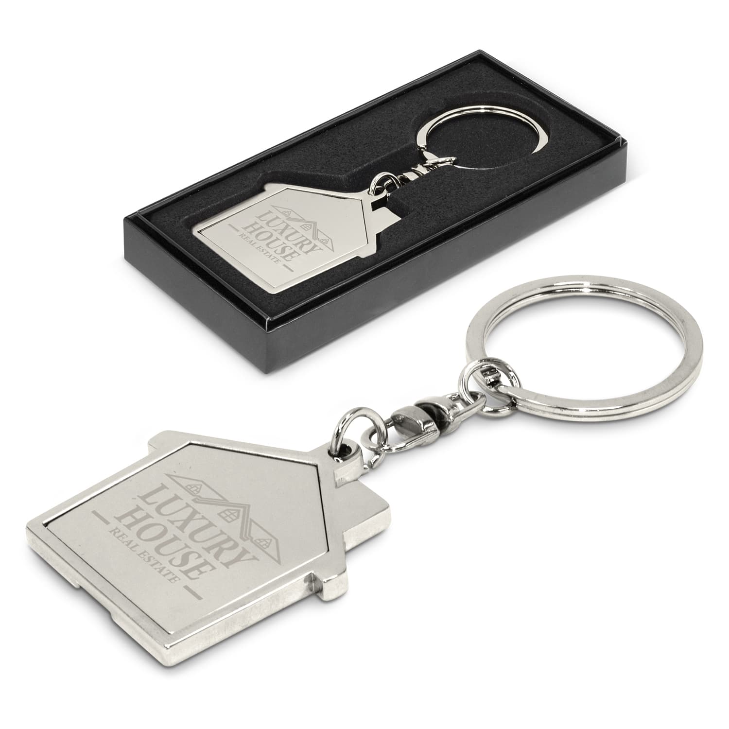 House Metal Key Ring — view 3 of 3