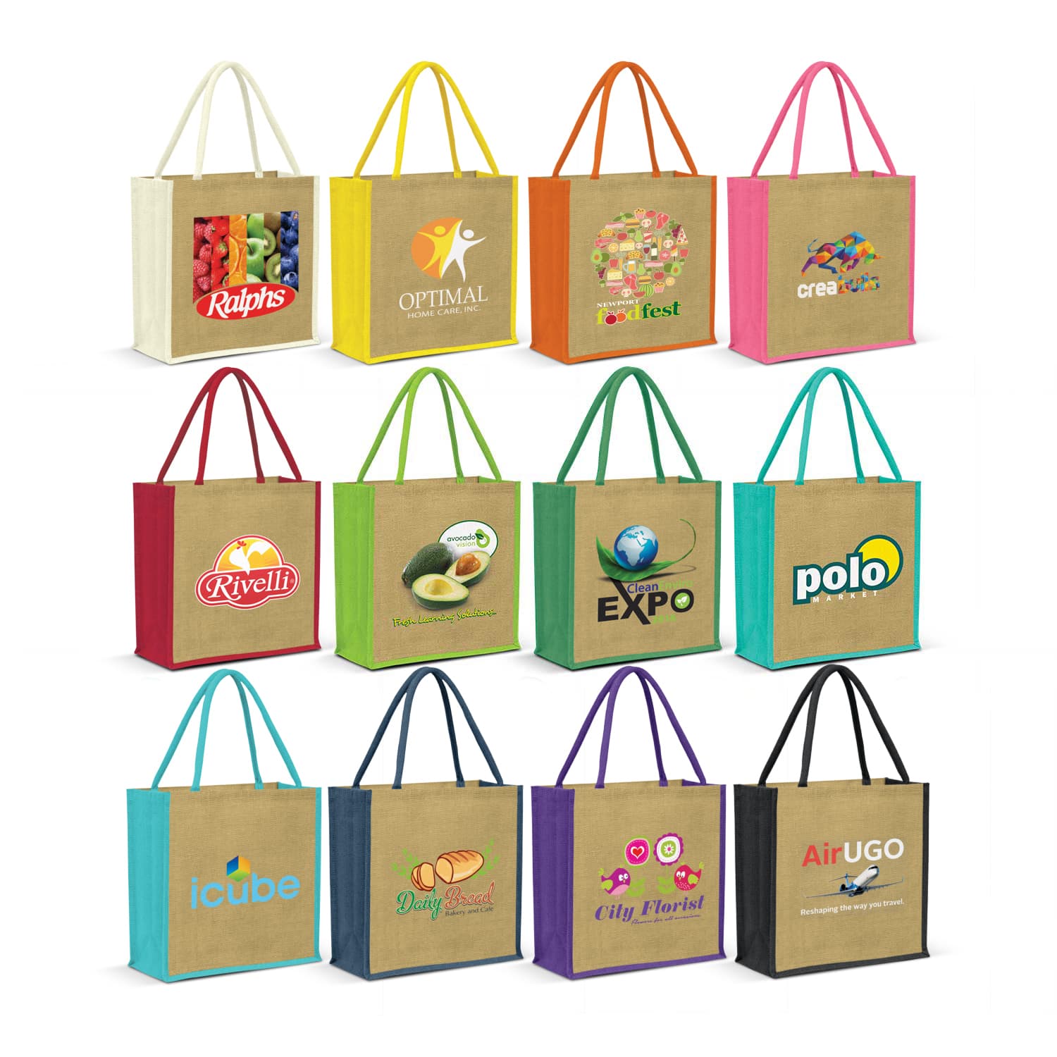 Monza Jute Tote Bag — view 2 of 4