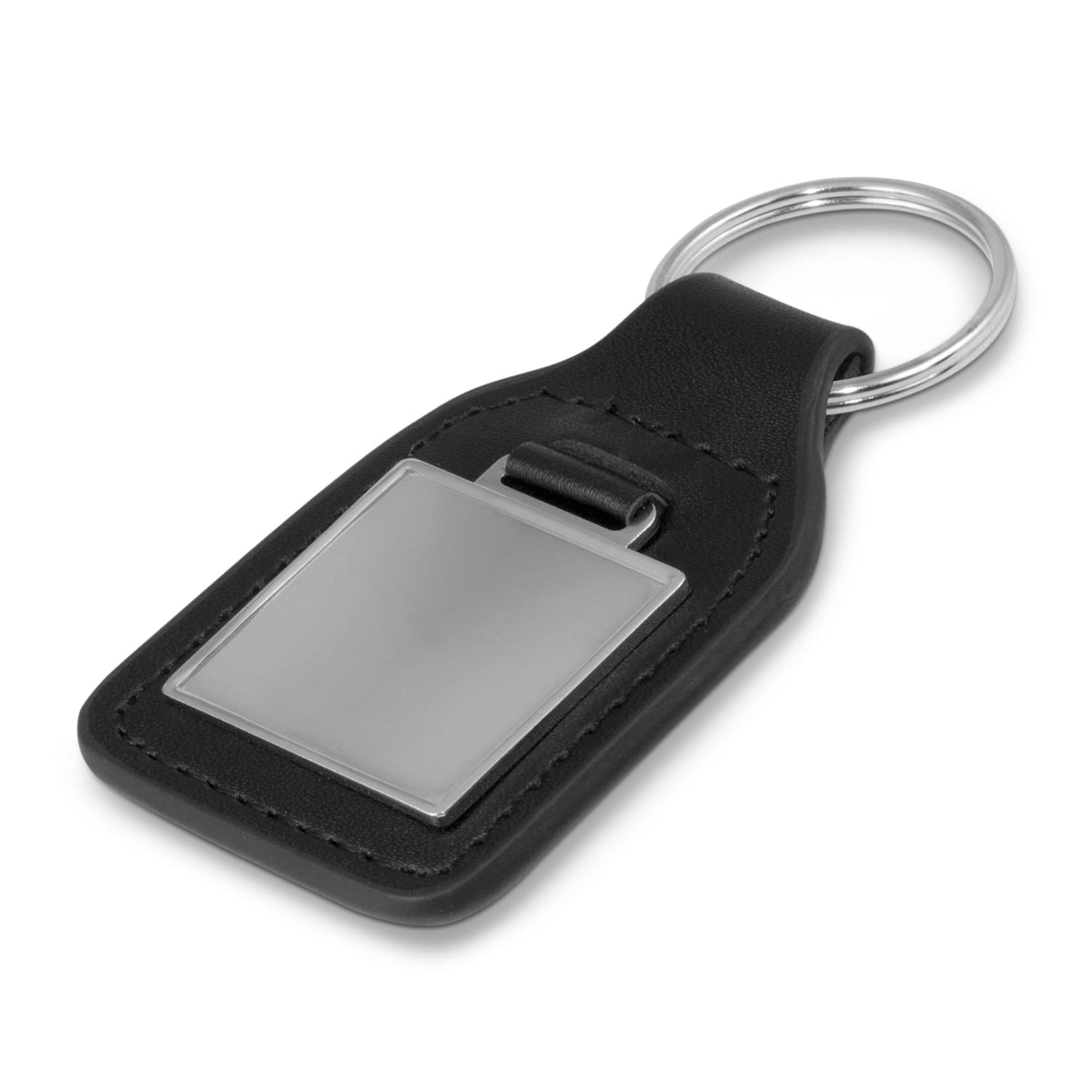 Baron Leather Key Ring - Square — view 3 of 3