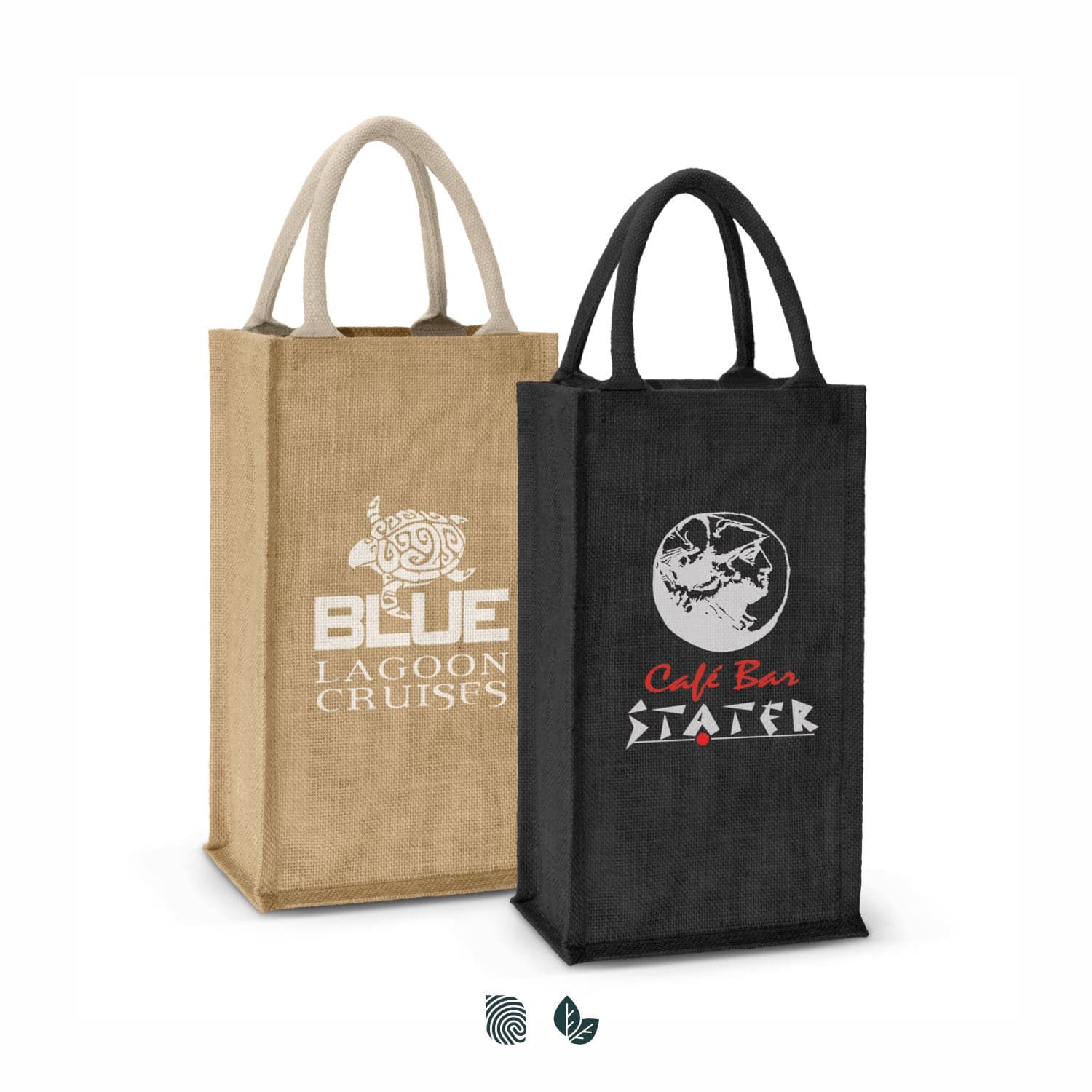 Donato Jute Double Wine Carrier — view 3 of 4
