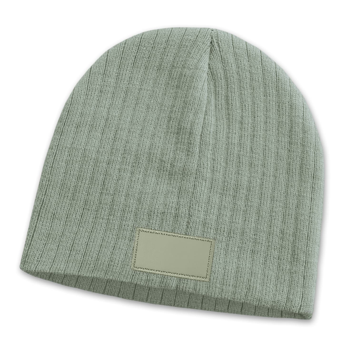 Nebraska Cable Knit Beanie with Patch — view 3 of 4