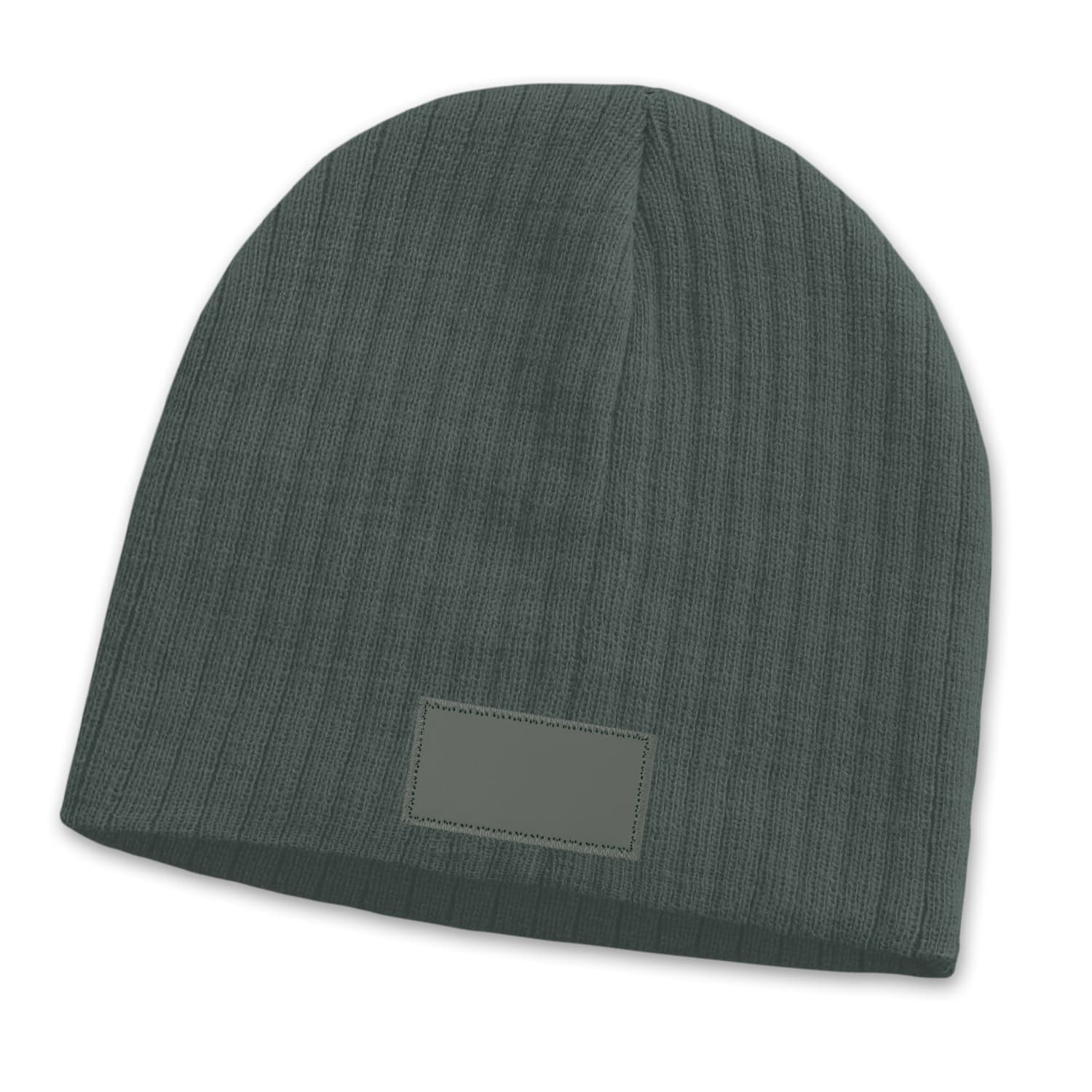 Nebraska Cable Knit Beanie with Patch — view 4 of 4