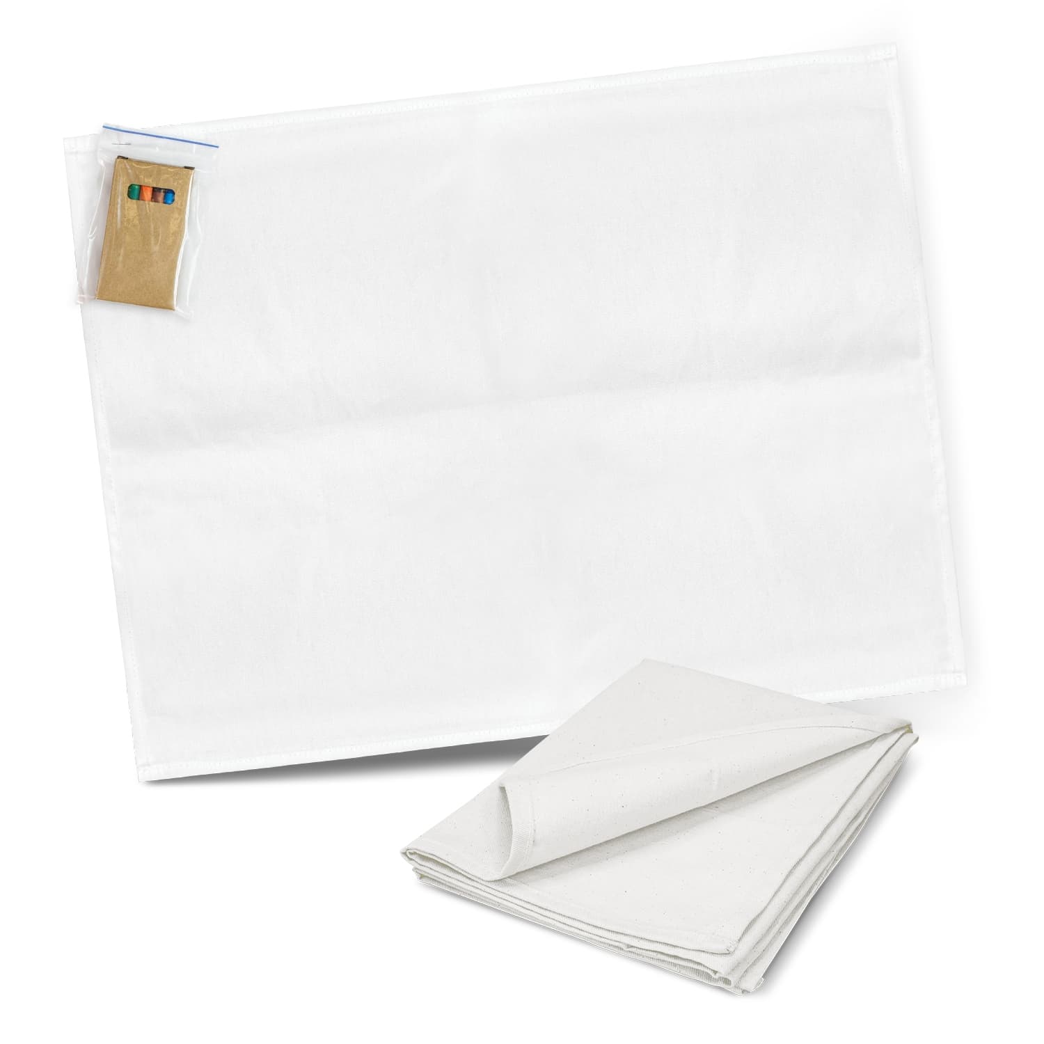 Cotton Colouring Tea Towel — view 2 of 2