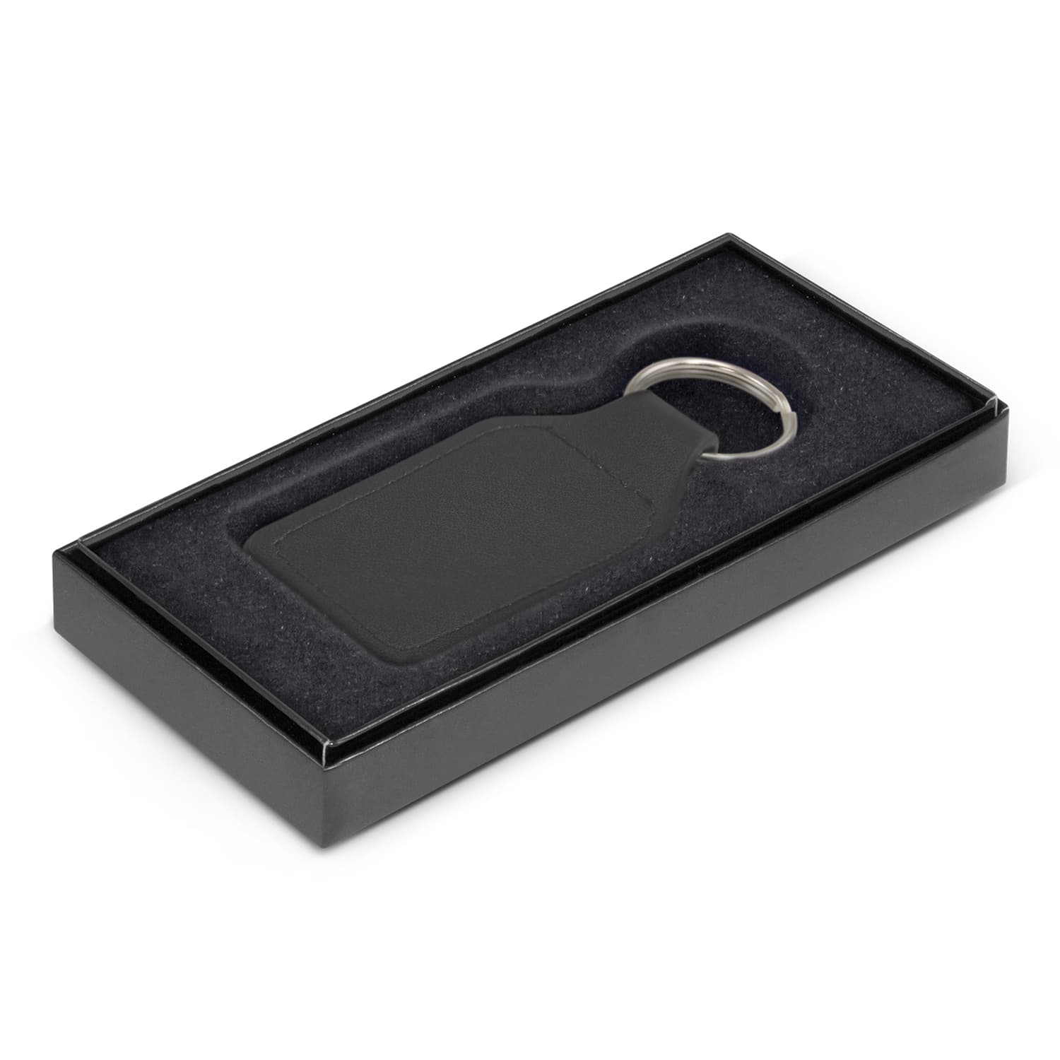 Prince Leather Key Ring - Square — view 4 of 4
