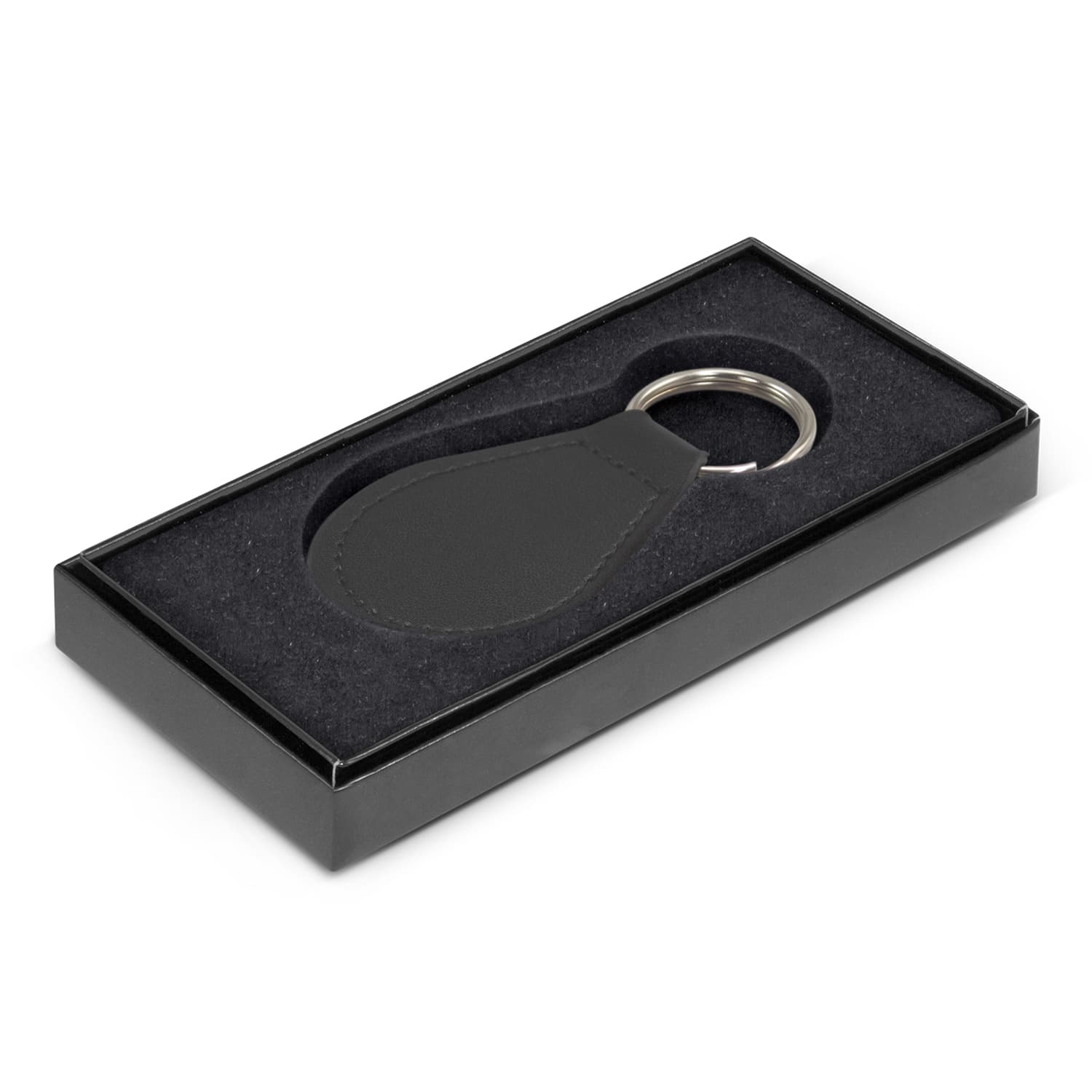 Prince Leather Key Ring - Round — view 4 of 4