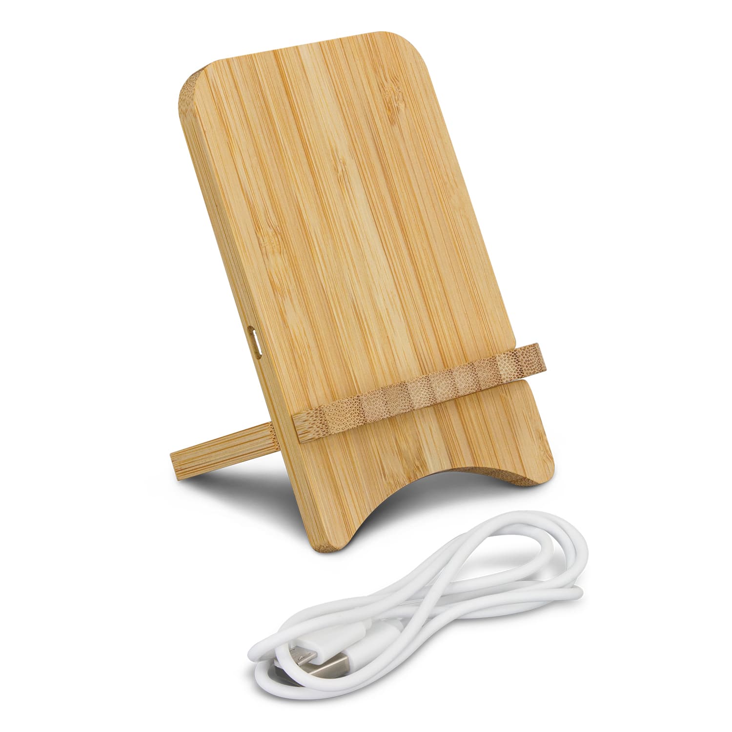 Bamboo Wireless Charging Stand — view 4 of 4