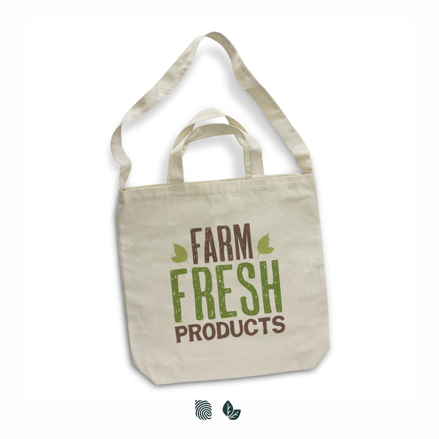 Cotton Shoulder Tote Bag — view 3 of 4