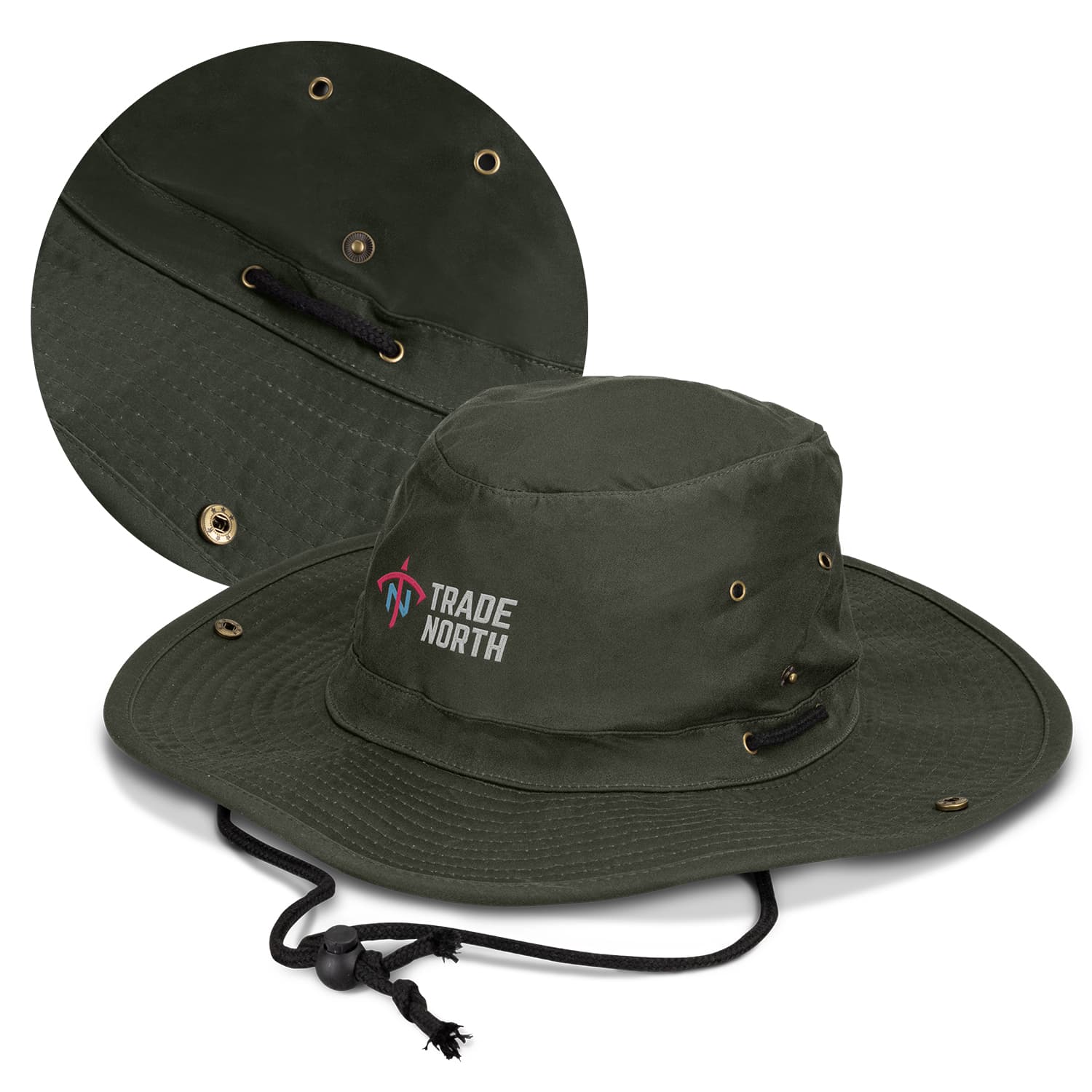 Oilskin Wide Brim Hat — view 2 of 4
