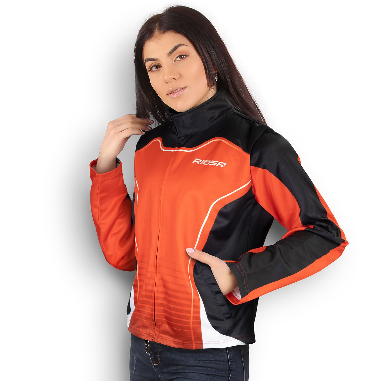 Custom Womens Sports Jacket — view 2 of 4