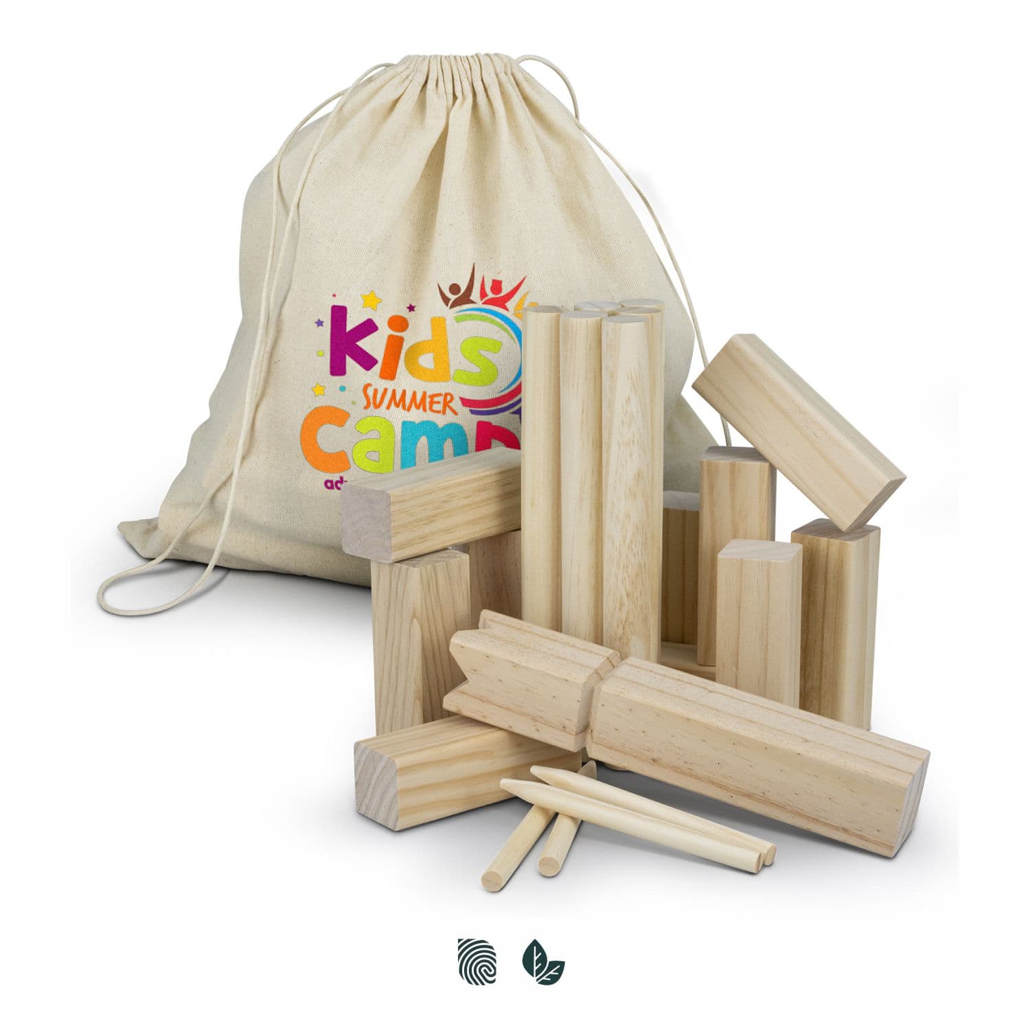 Kubb Wooden Game — view 3 of 4