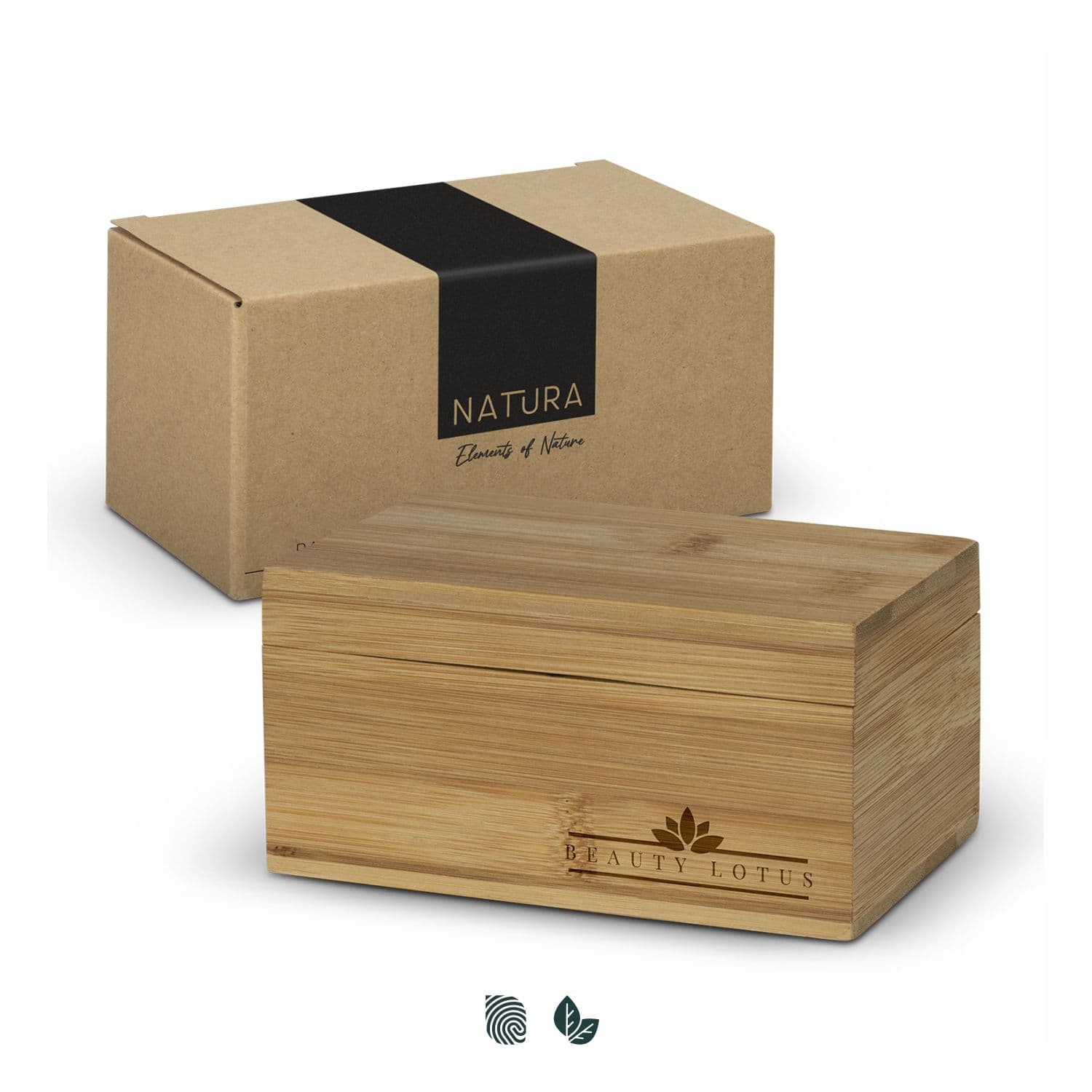 NATURA Bamboo Tea Box — view 3 of 4