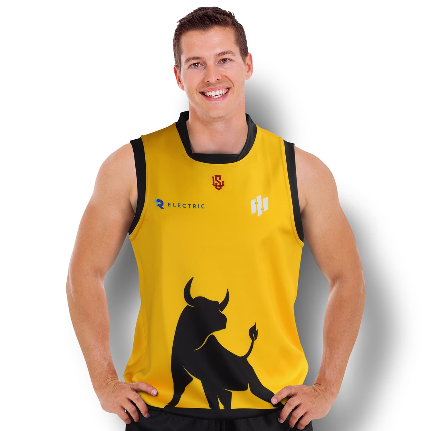 Custom Mens AFL Top — view 2 of 4