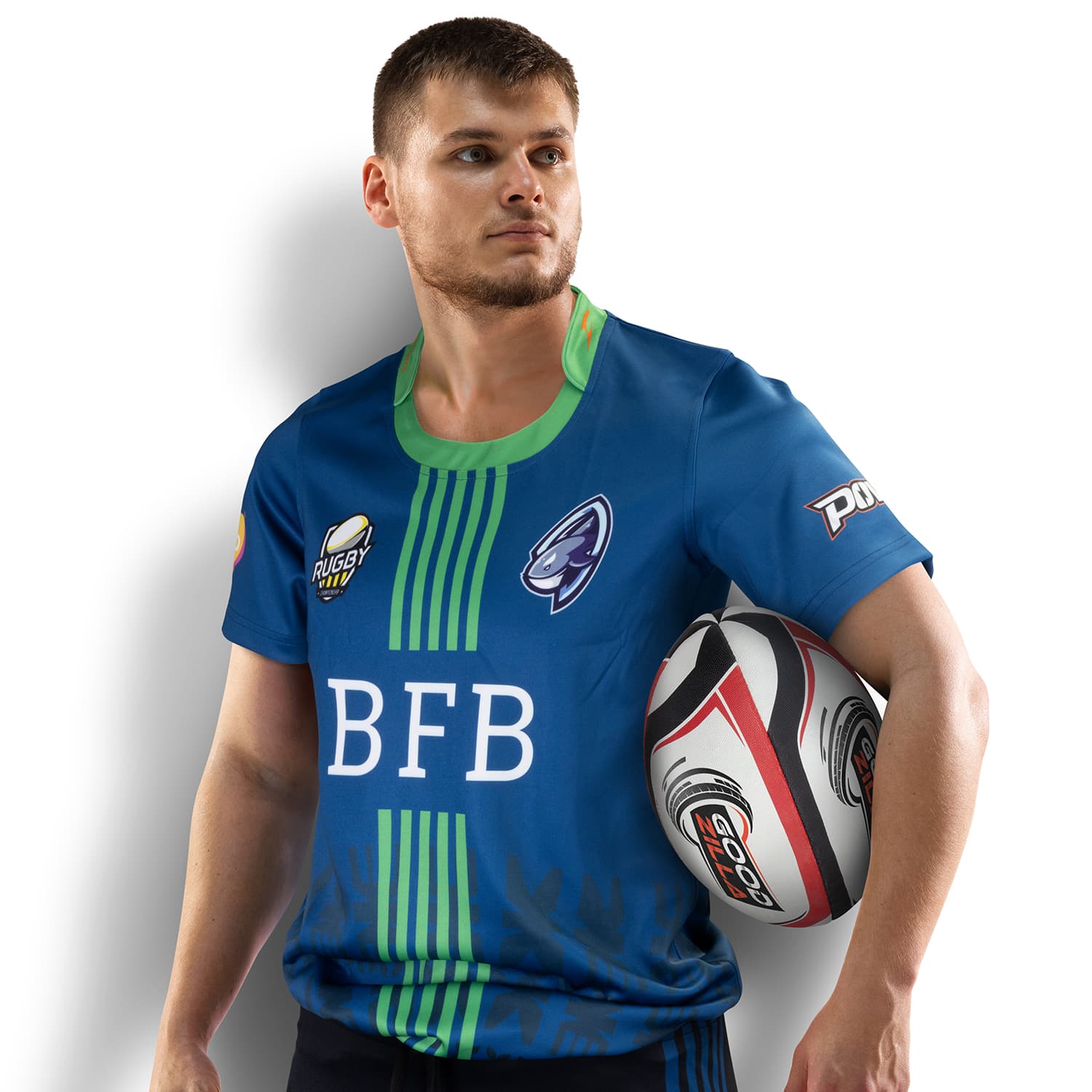 Custom Mens Rugby T-Shirt — view 2 of 4