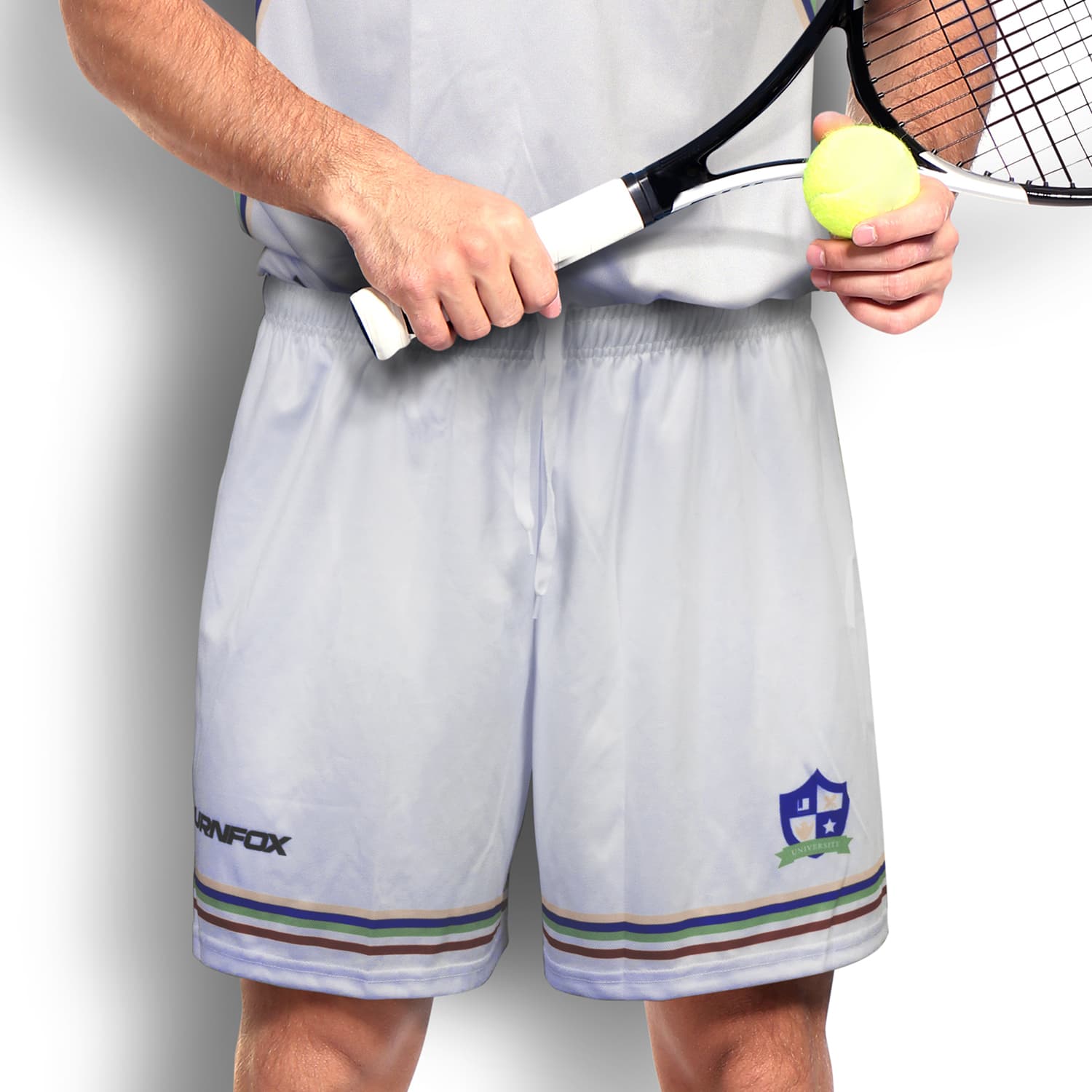 Custom Mens Tennis Shorts — view 2 of 4