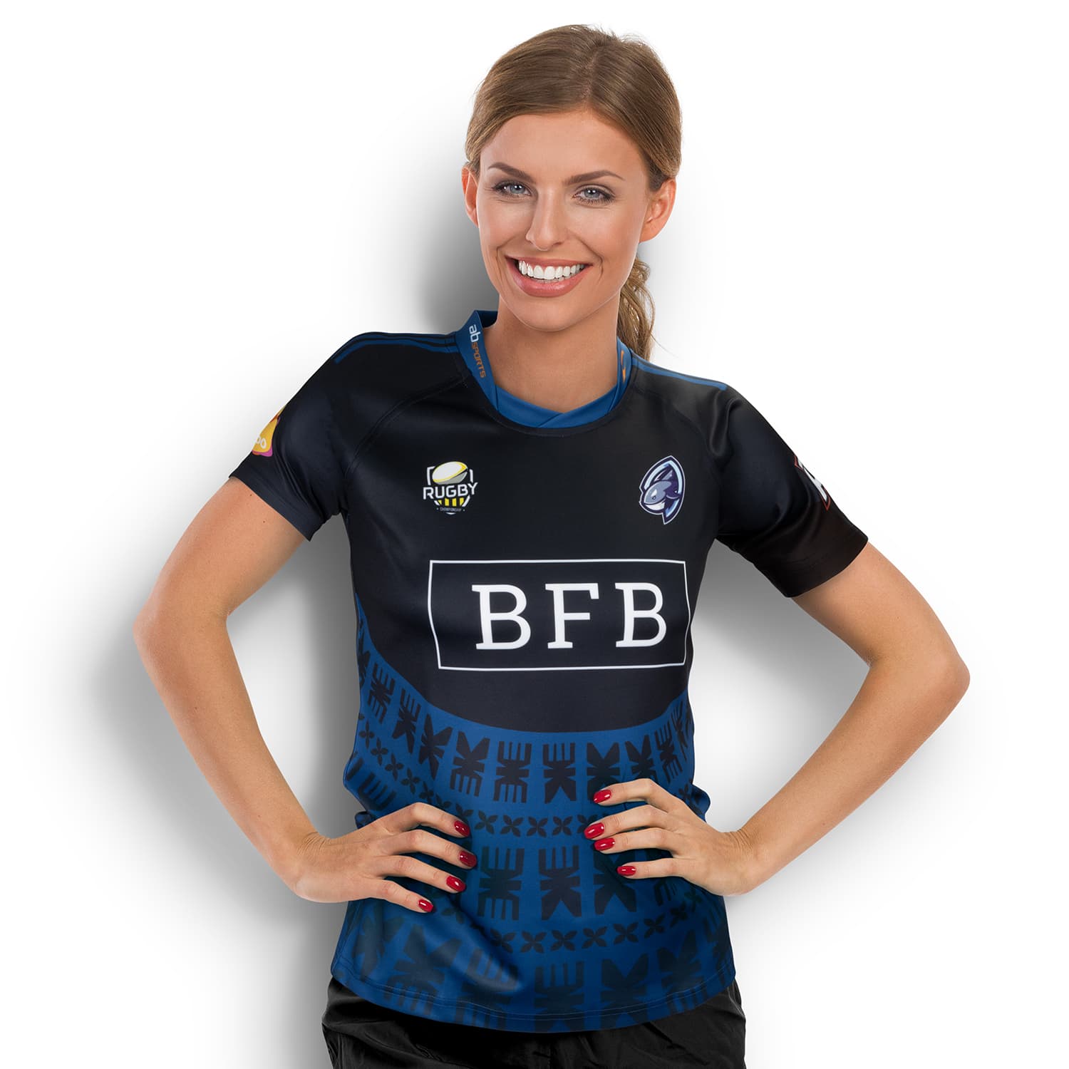 Custom Womens Performance Rugby T-Shirt — view 2 of 4