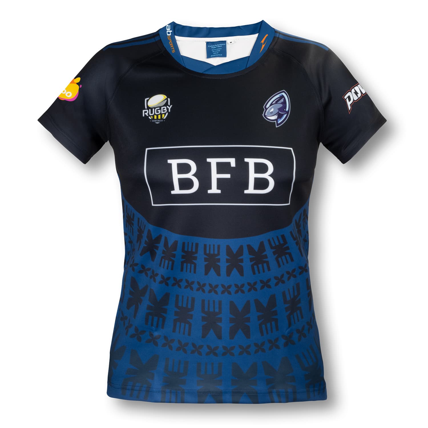 Custom Womens Performance Rugby T-Shirt — view 3 of 4