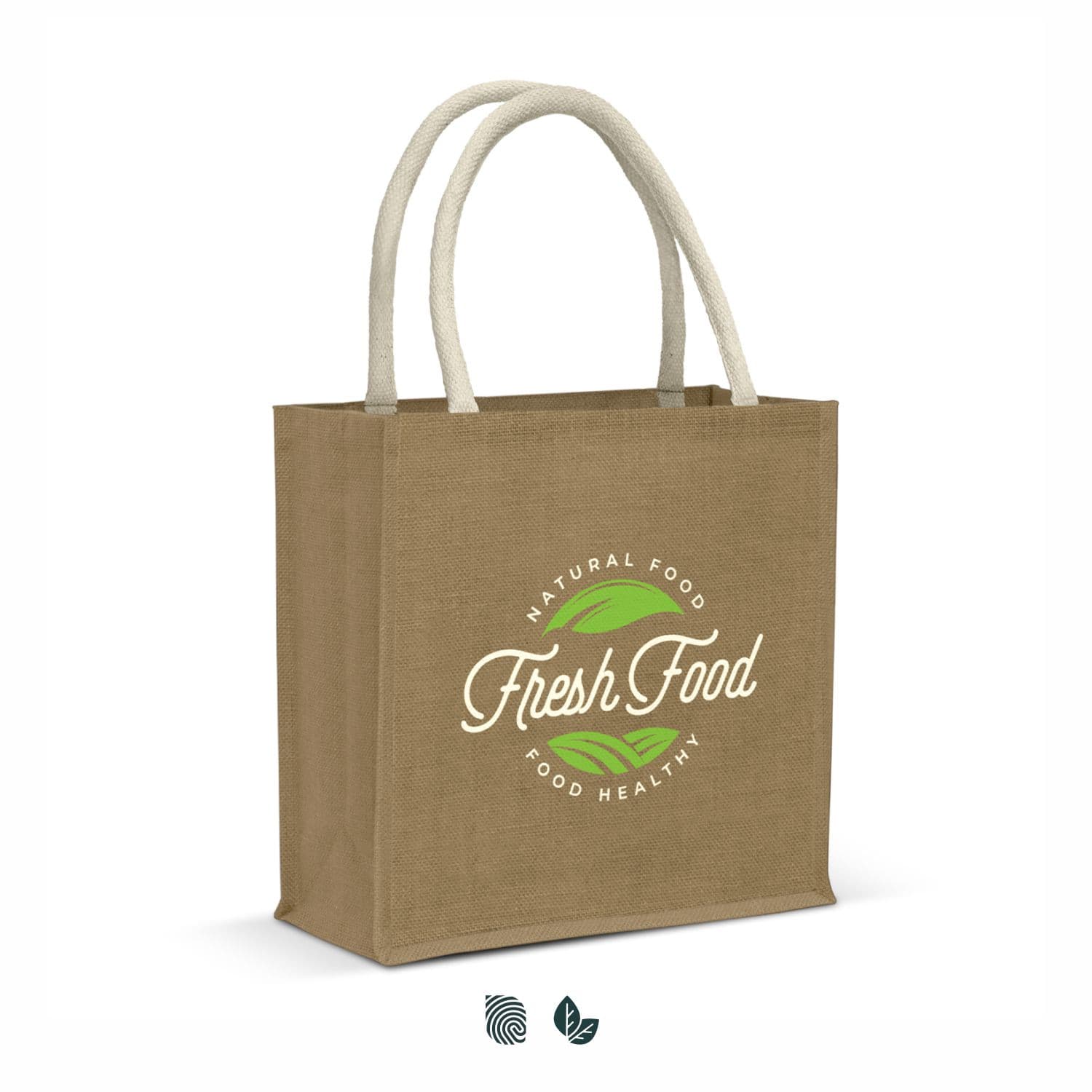 Monza Starch Jute Tote Bag — view 3 of 4