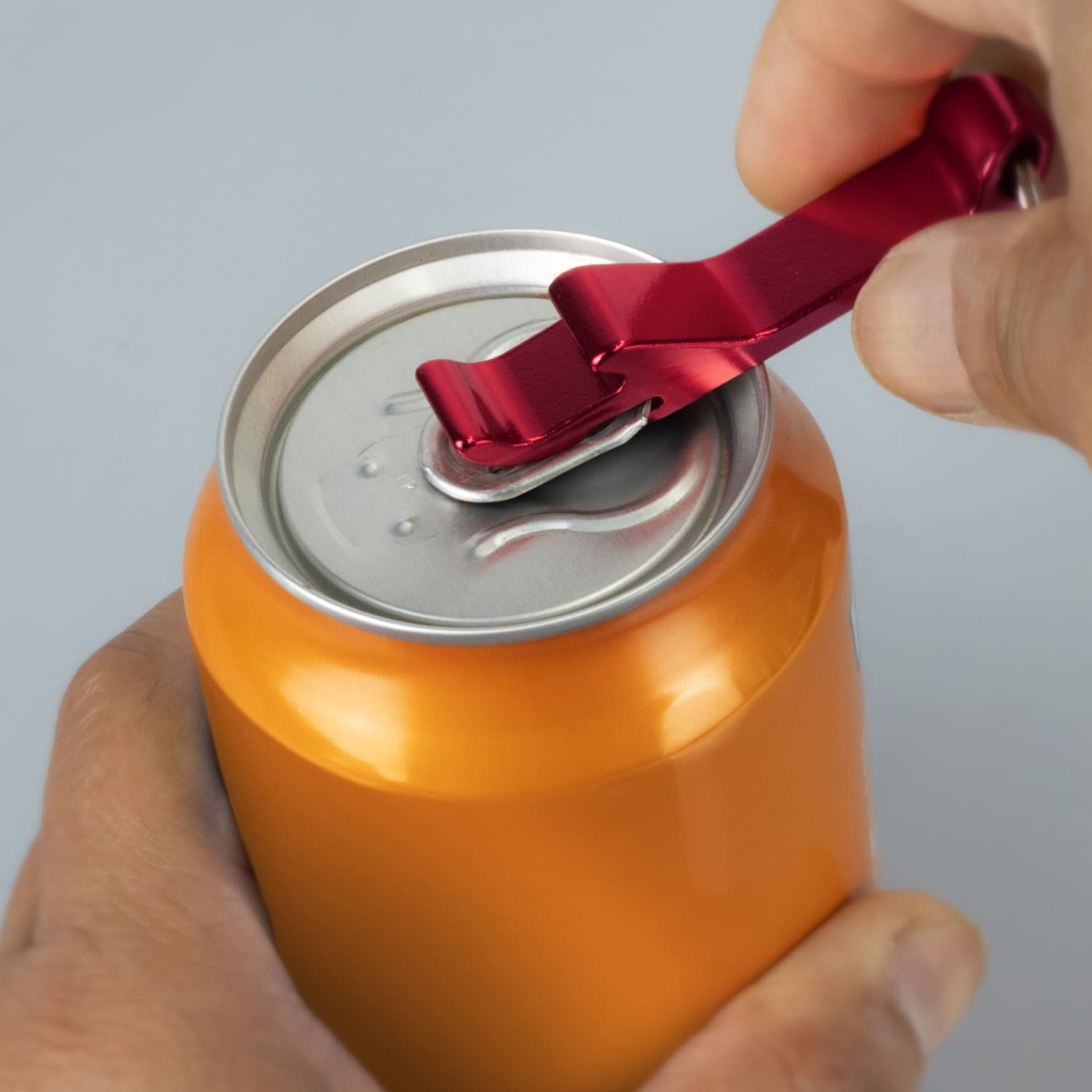 Snappy Metal Bottle Opener Key Ring — view 2 of 4