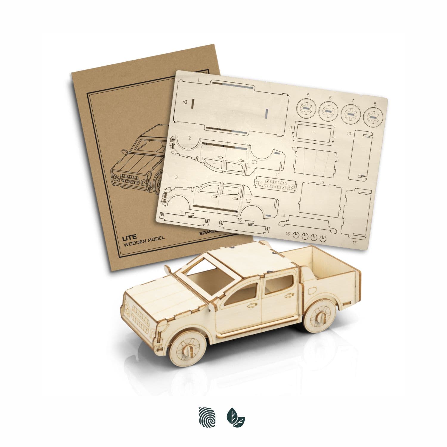 BRANDCRAFT UTE Wooden Model — view 2 of 4