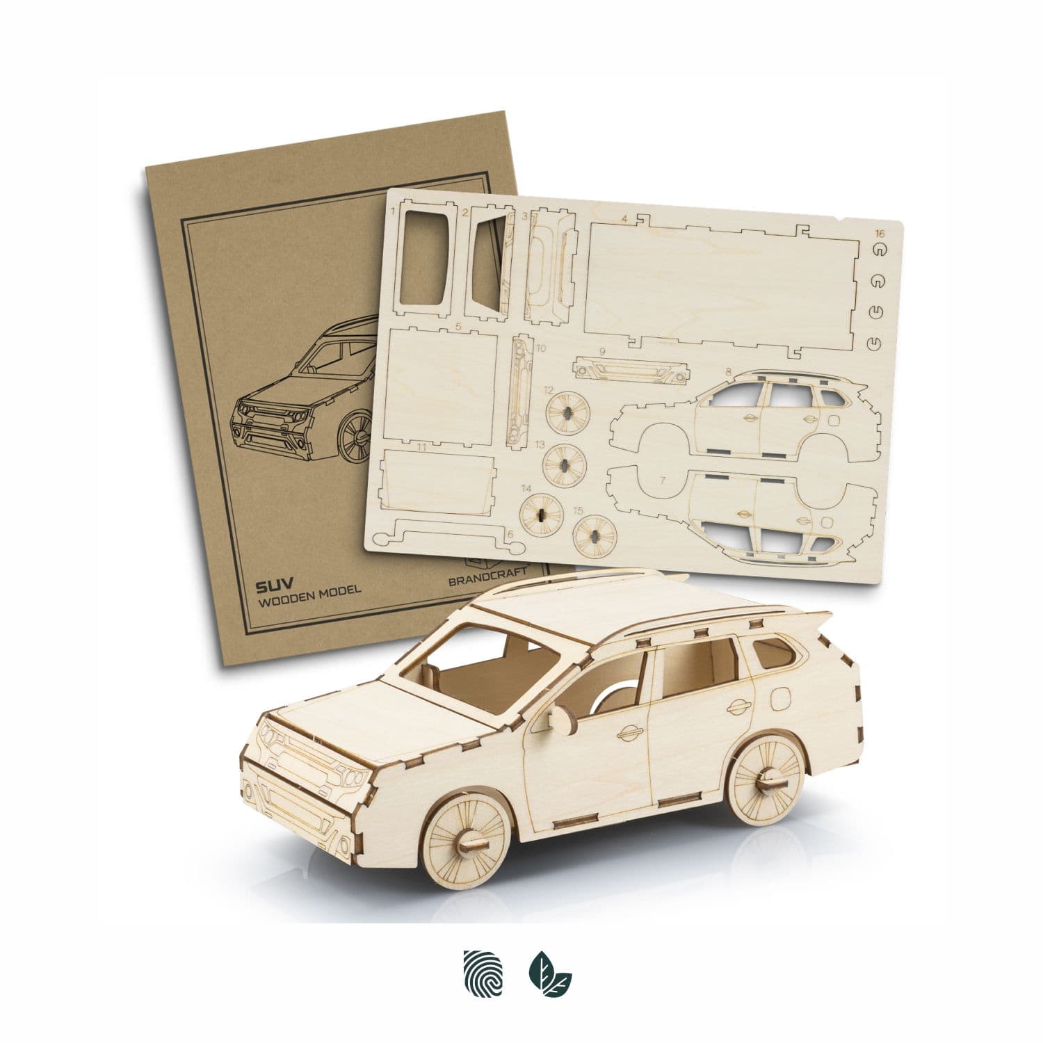 BRANDCRAFT SUV Wooden Model — view 3 of 4