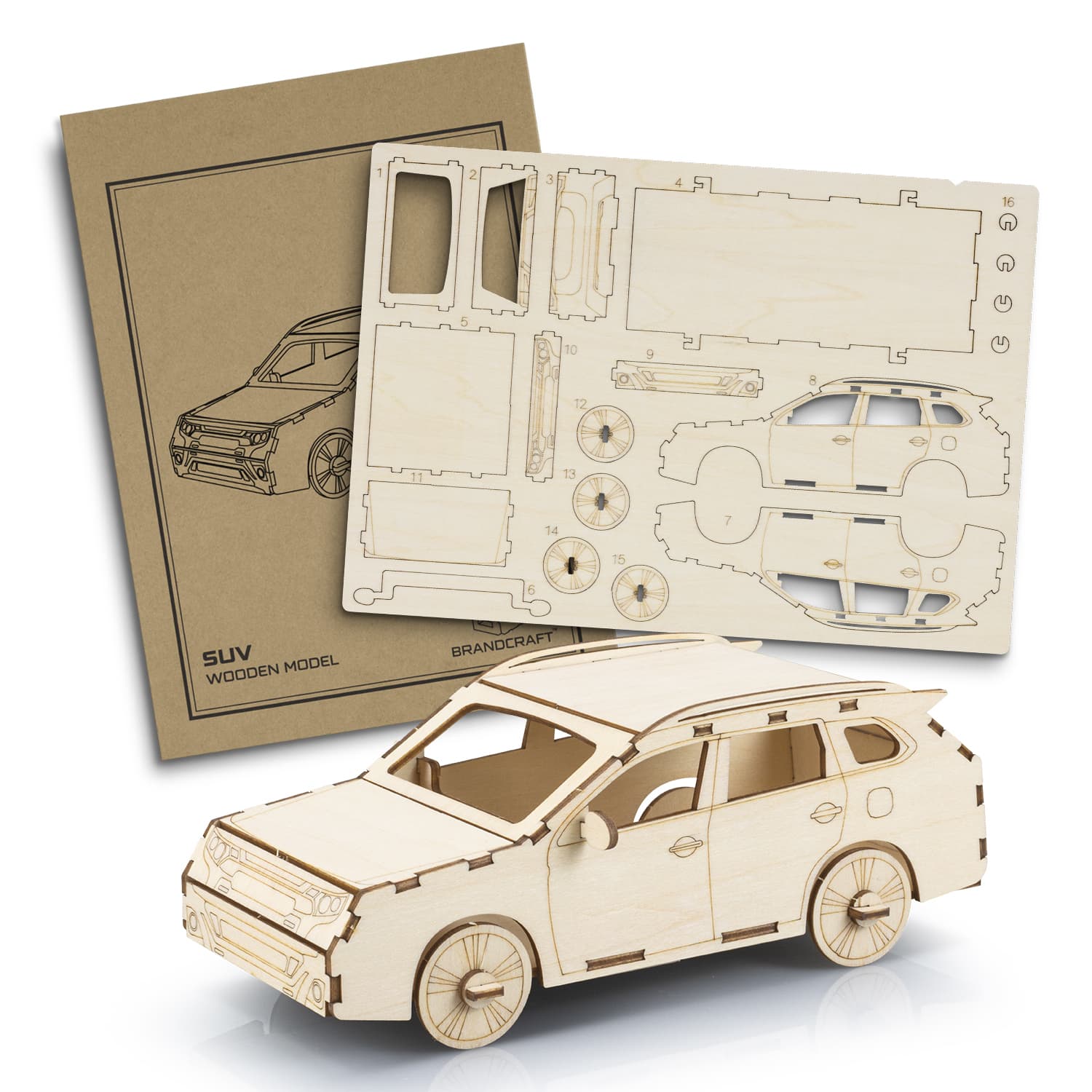 BRANDCRAFT SUV Wooden Model — view 2 of 4