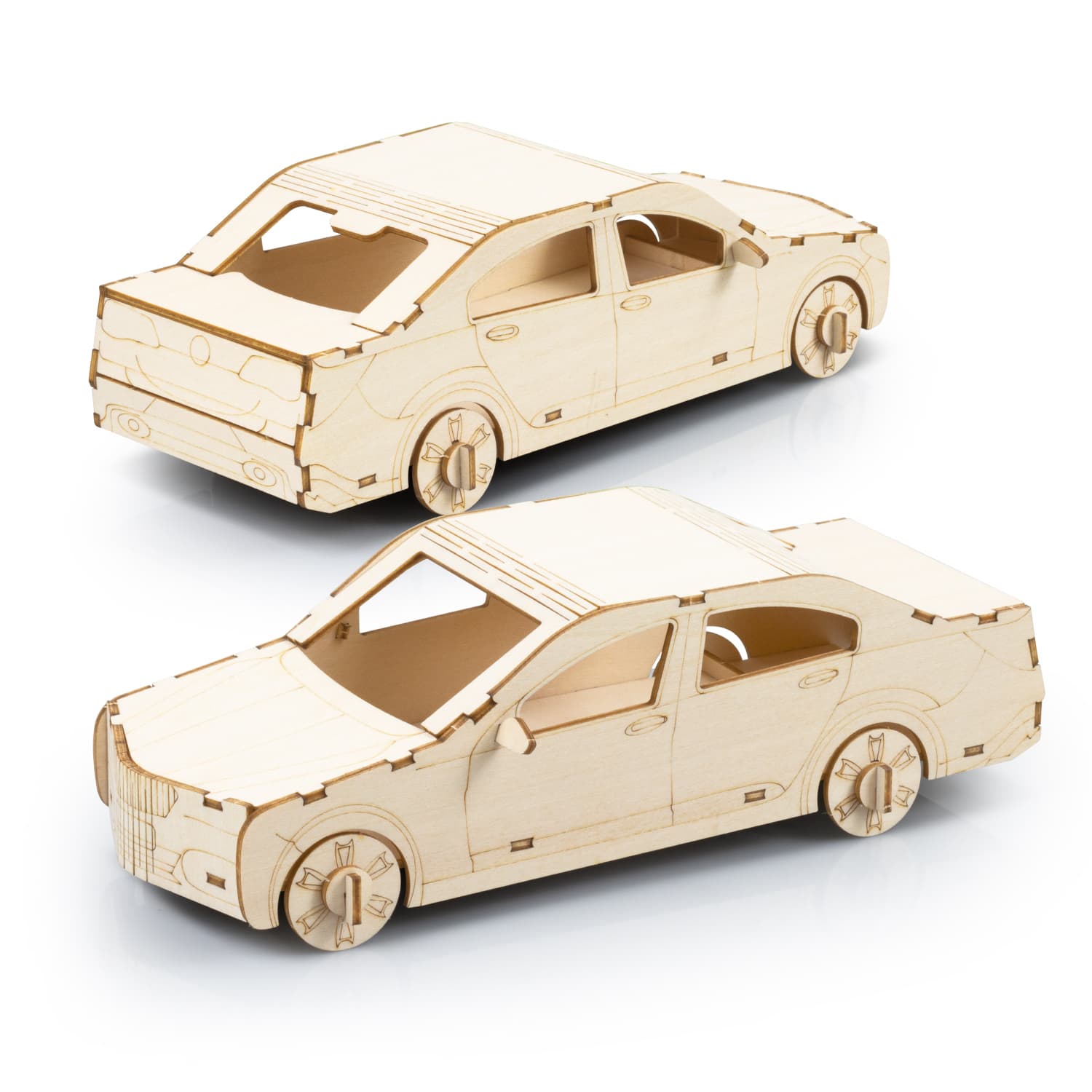 BRANDCRAFT Sedan Car Wooden Model — view 4 of 4