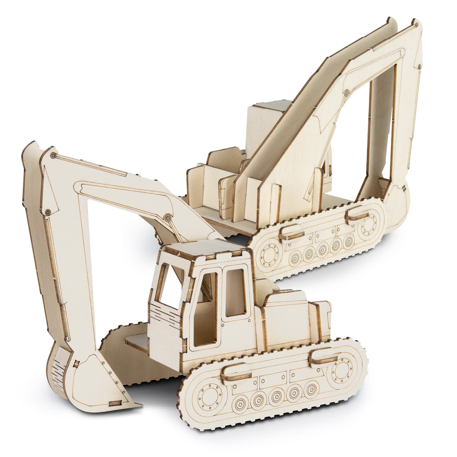 BRANDCRAFT Excavator Wooden Model — view 4 of 4
