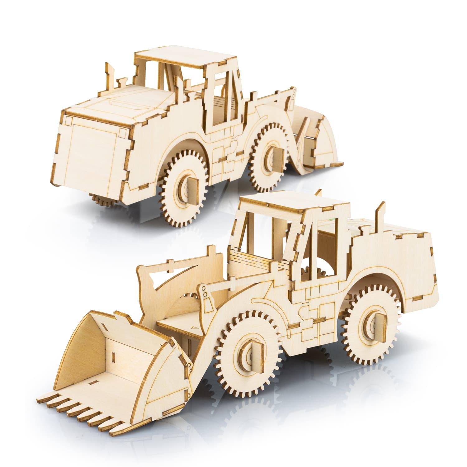 BRANDCRAFT Wheel Loader Wooden Model — view 4 of 4