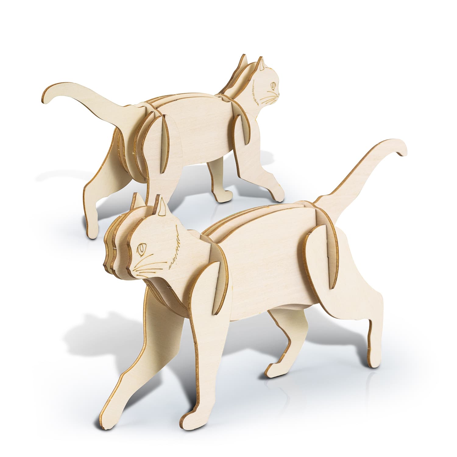 BRANDCRAFT Cat Wooden Model — view 3 of 4