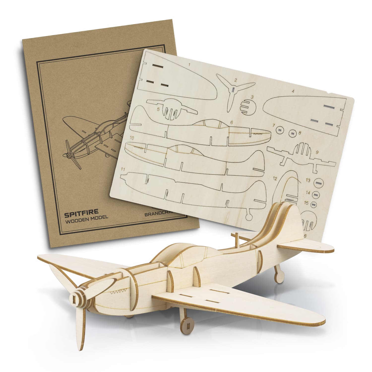 BRANDCRAFT Spitfire Wooden Model — view 2 of 4
