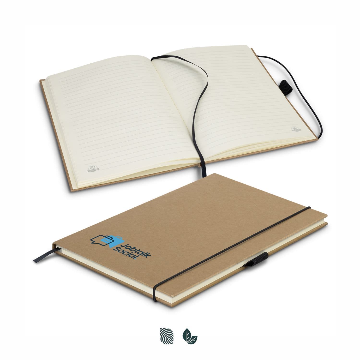 Sugarcane Paper Hard Cover Notebook — view 3 of 4