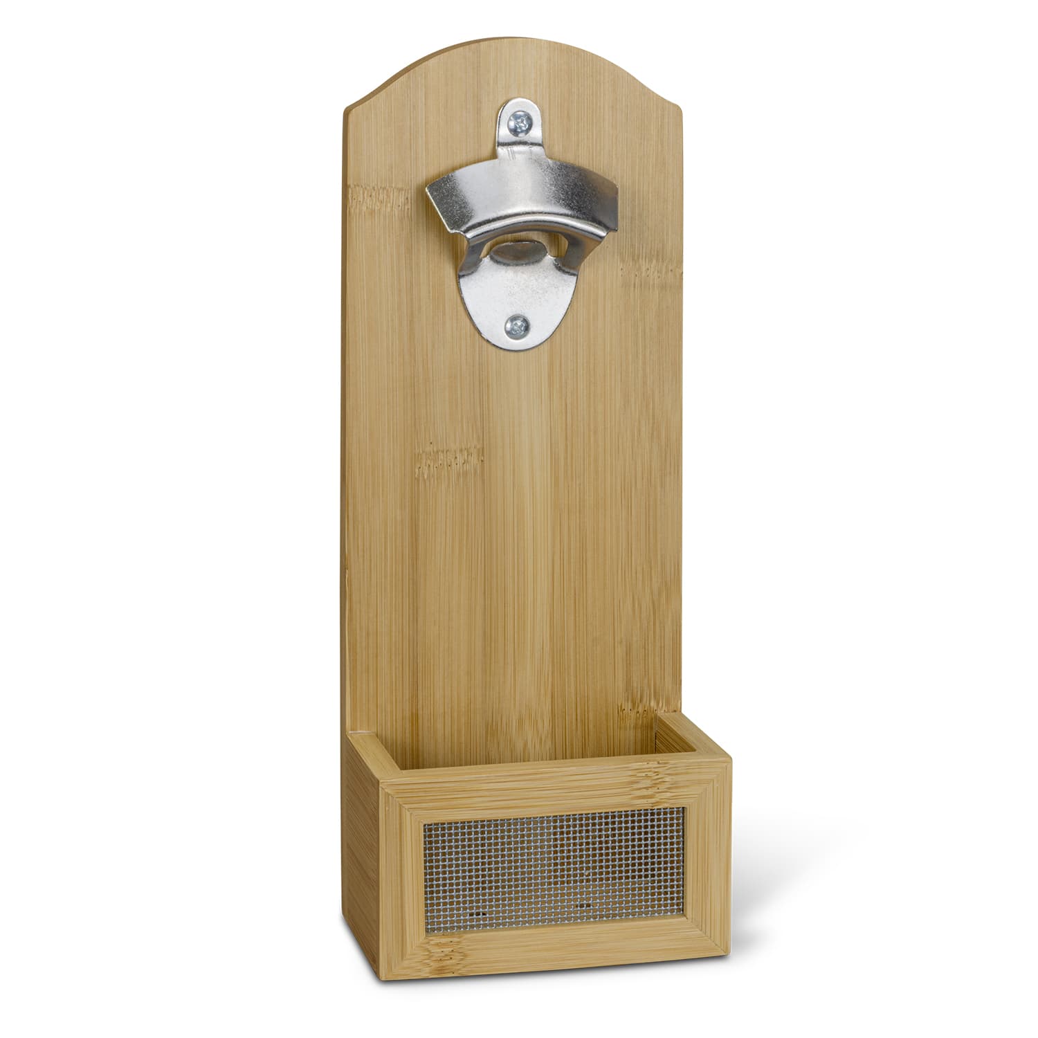 NATURA Bamboo Wall Mounted Bottle Opener — view 3 of 4