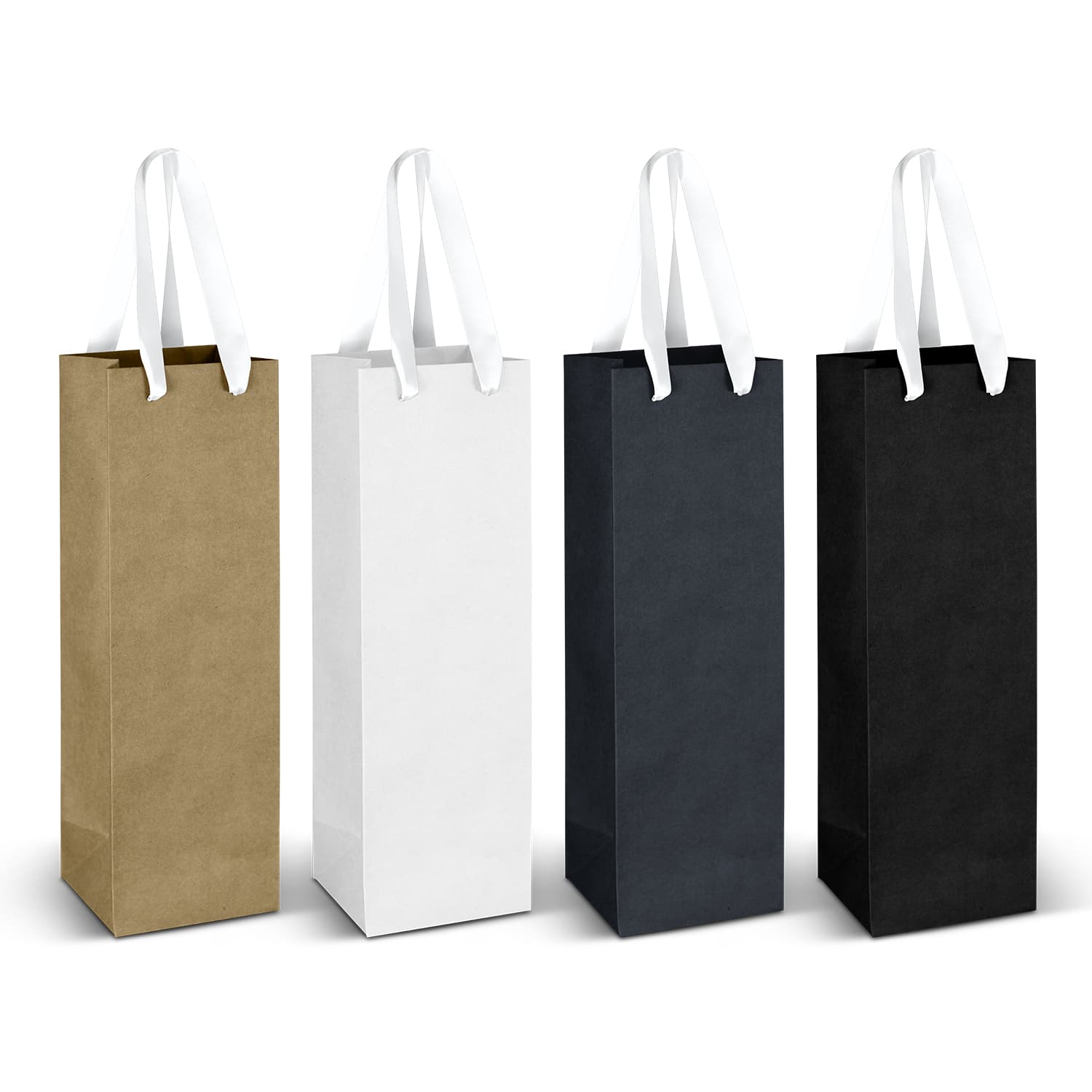 Wine Ribbon Handle Paper Bag — view 3 of 4