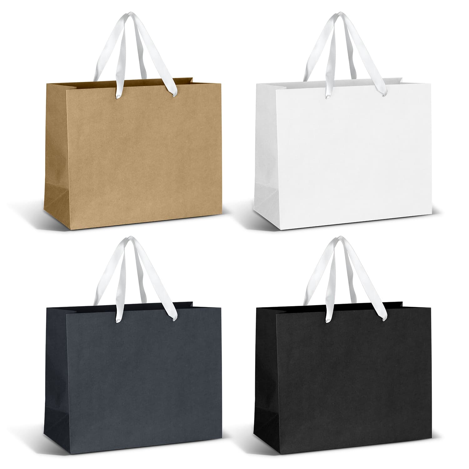 Large Ribbon Handle Paper Bag — view 3 of 4