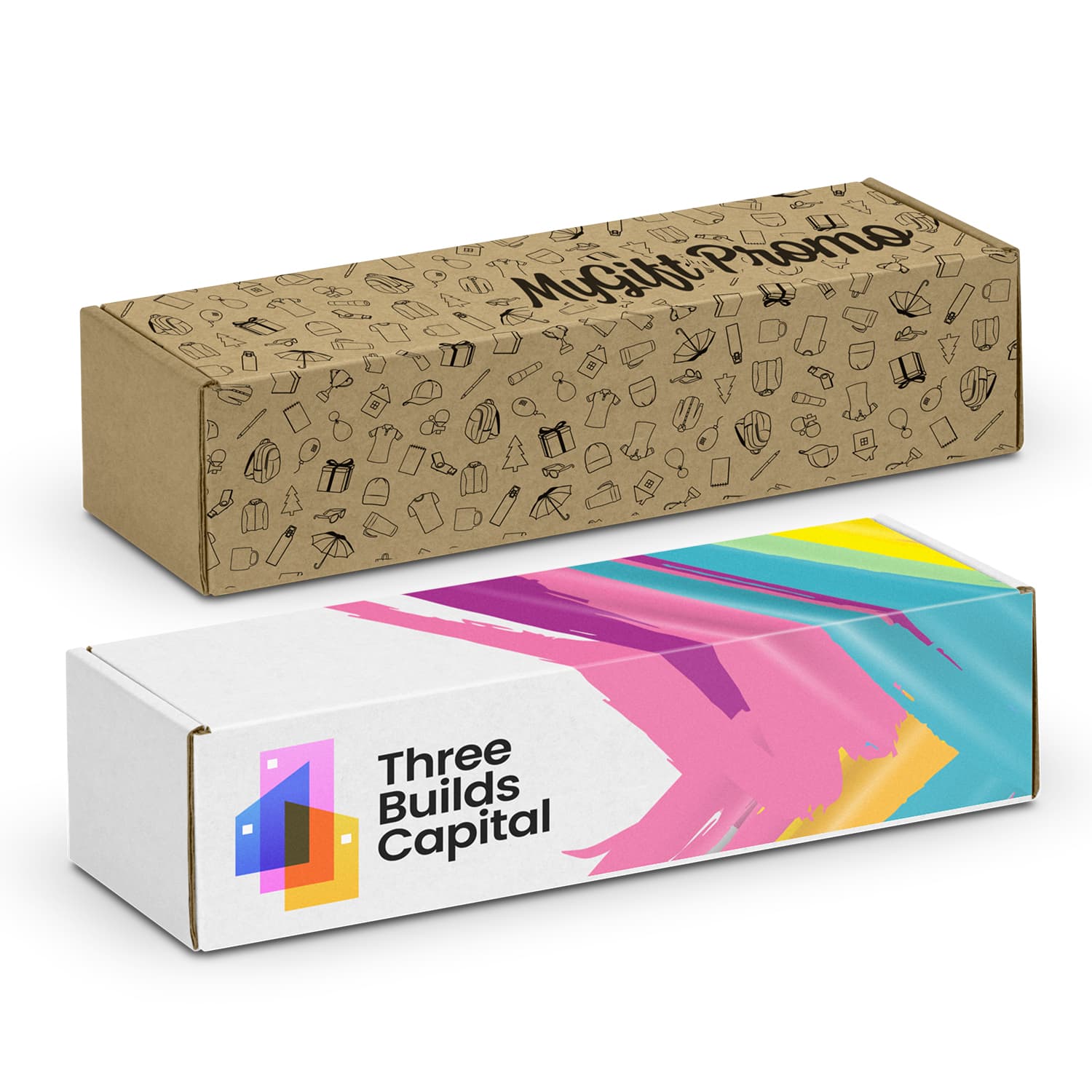 Die Cut Box with Locking Lid - 295x76x76mm — view 2 of 4