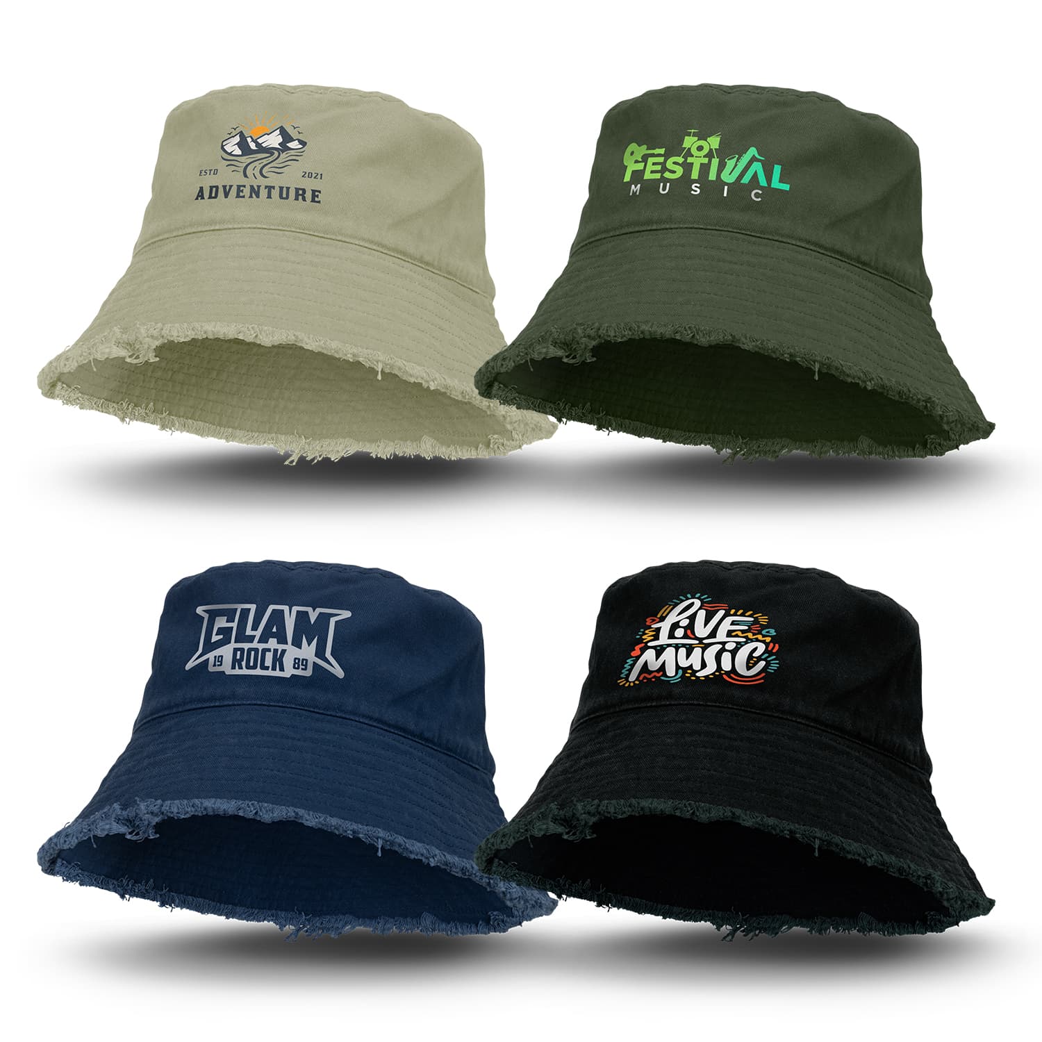 Raw Edge Bucket Hat — view 2 of 4