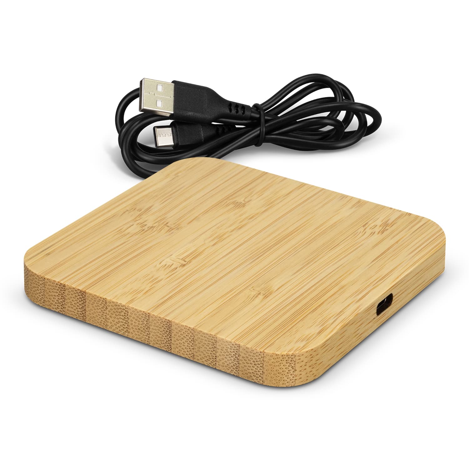 NATURA Bamboo Wireless Fast Charging Hub — view 4 of 4