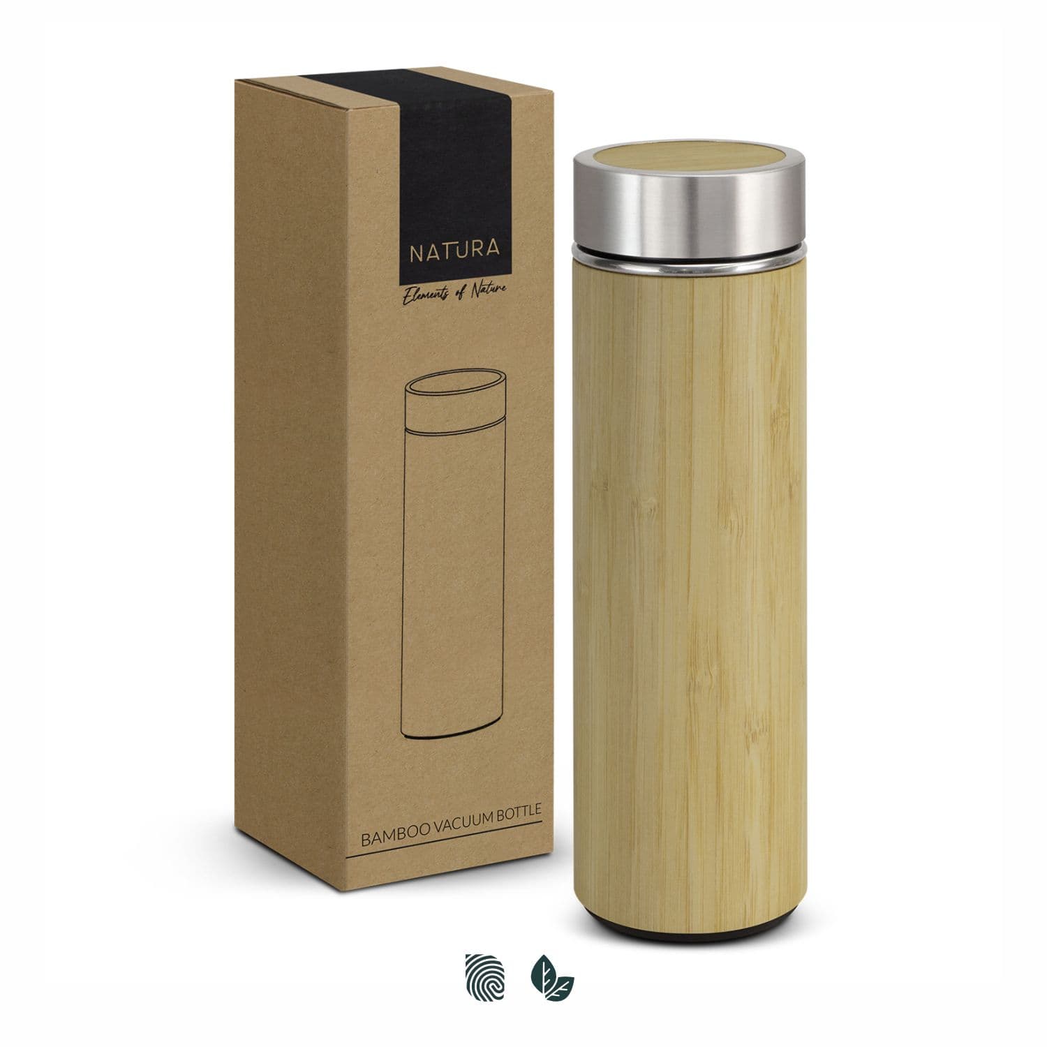 NATURA Bamboo Vacuum Bottle — view 3 of 4