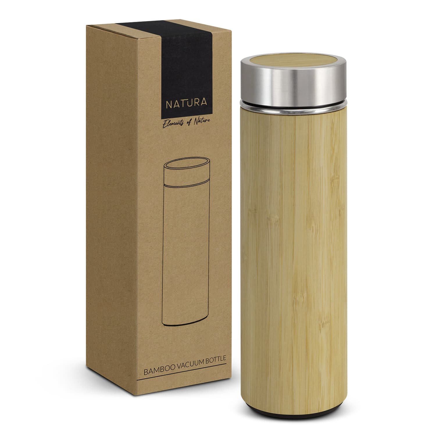 NATURA Bamboo Vacuum Bottle — view 2 of 4