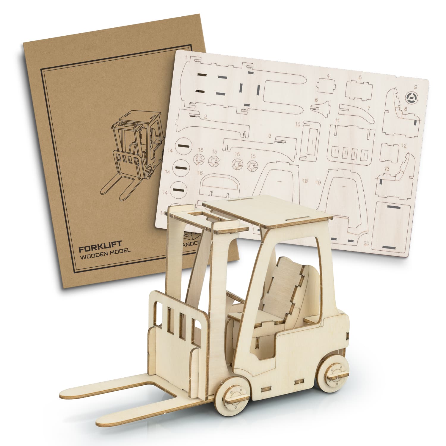BRANDCRAFT Forklift Wooden Model — view 2 of 4