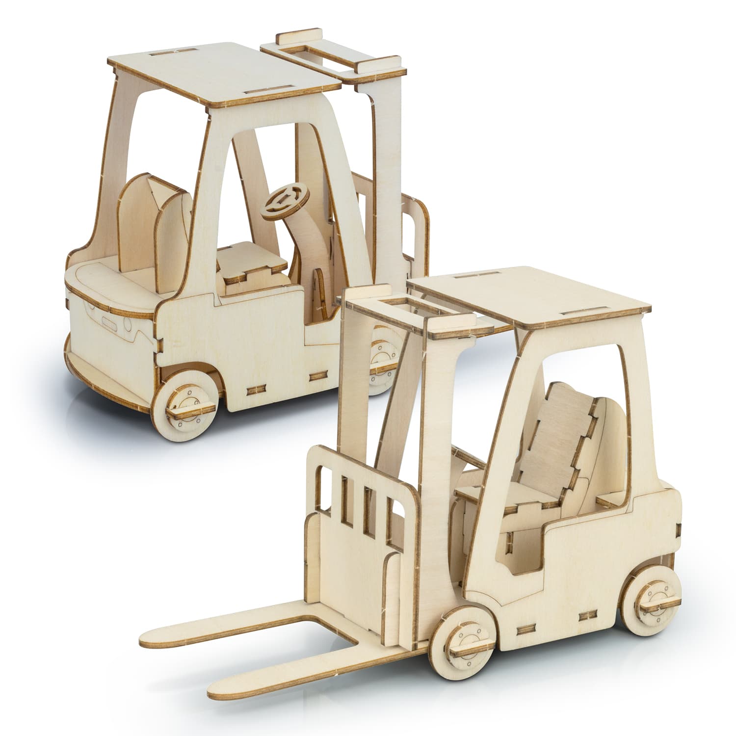 BRANDCRAFT Forklift Wooden Model — view 4 of 4