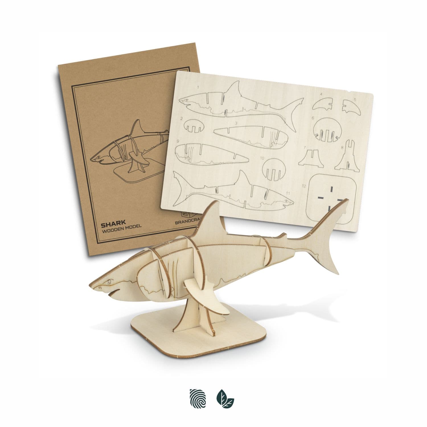 BRANDCRAFT Shark Wooden Model — view 3 of 4