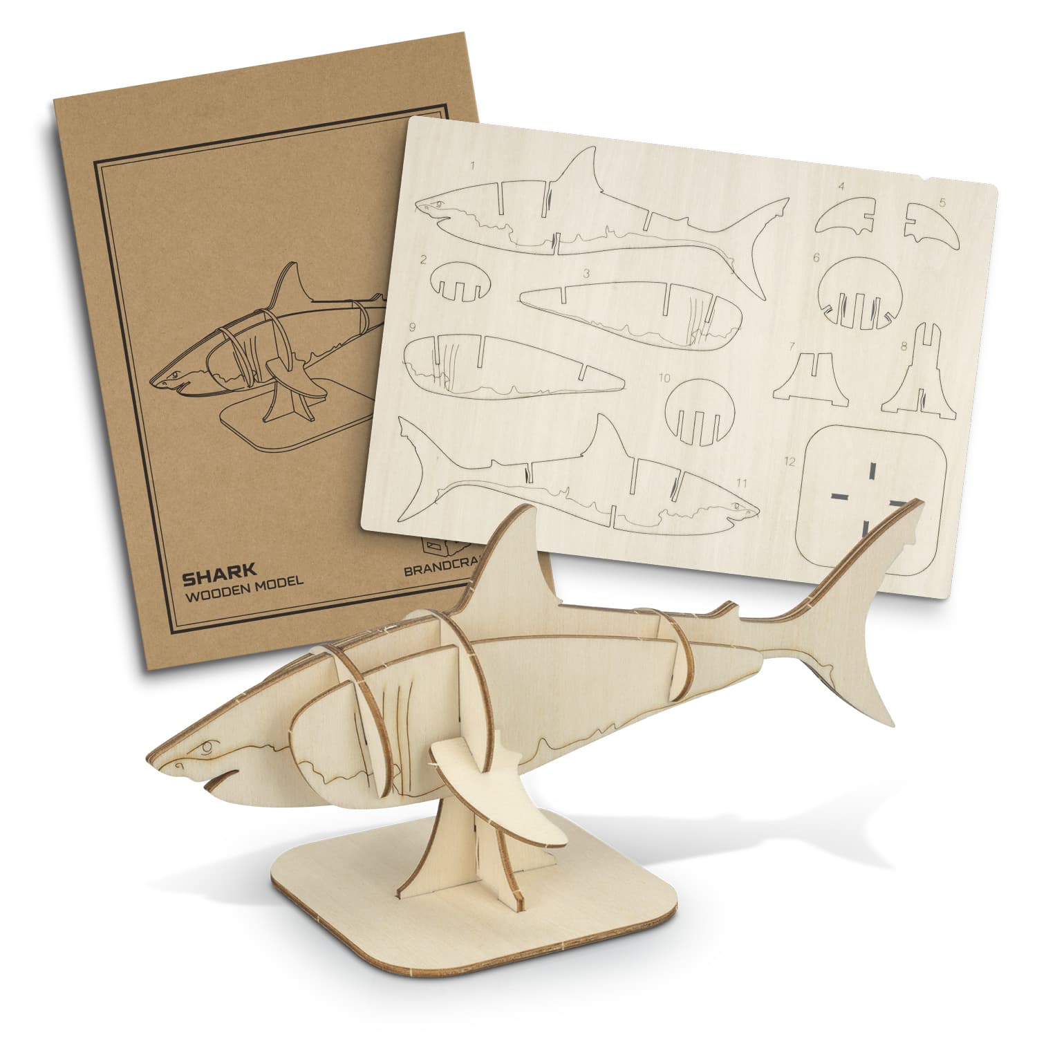 BRANDCRAFT Shark Wooden Model — view 2 of 4