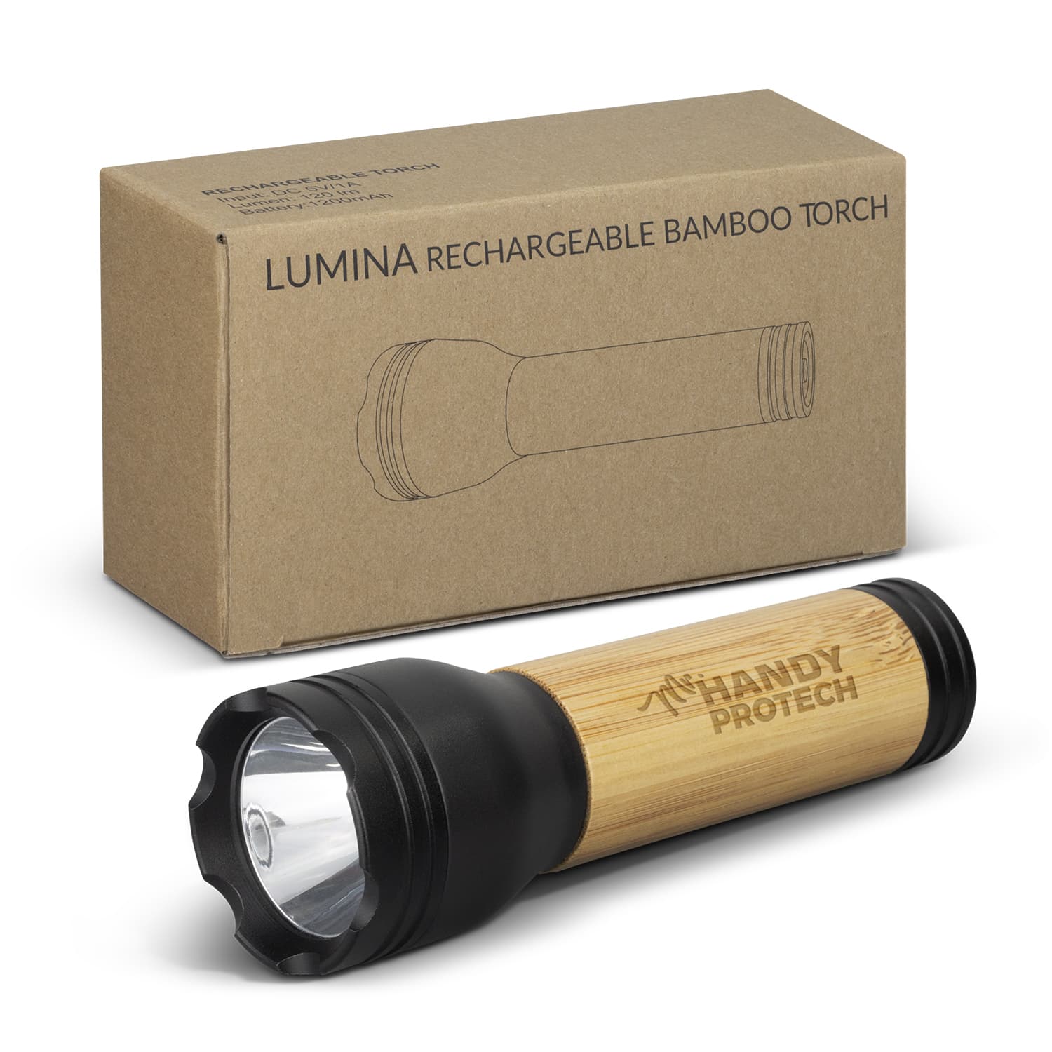 Lumina Rechargeable Bamboo Torch — view 2 of 4