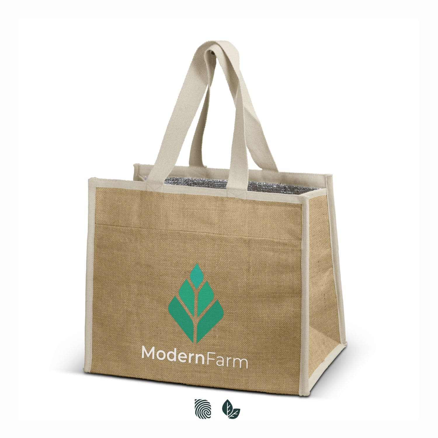Lumi Jute Cooler Bag — view 3 of 4