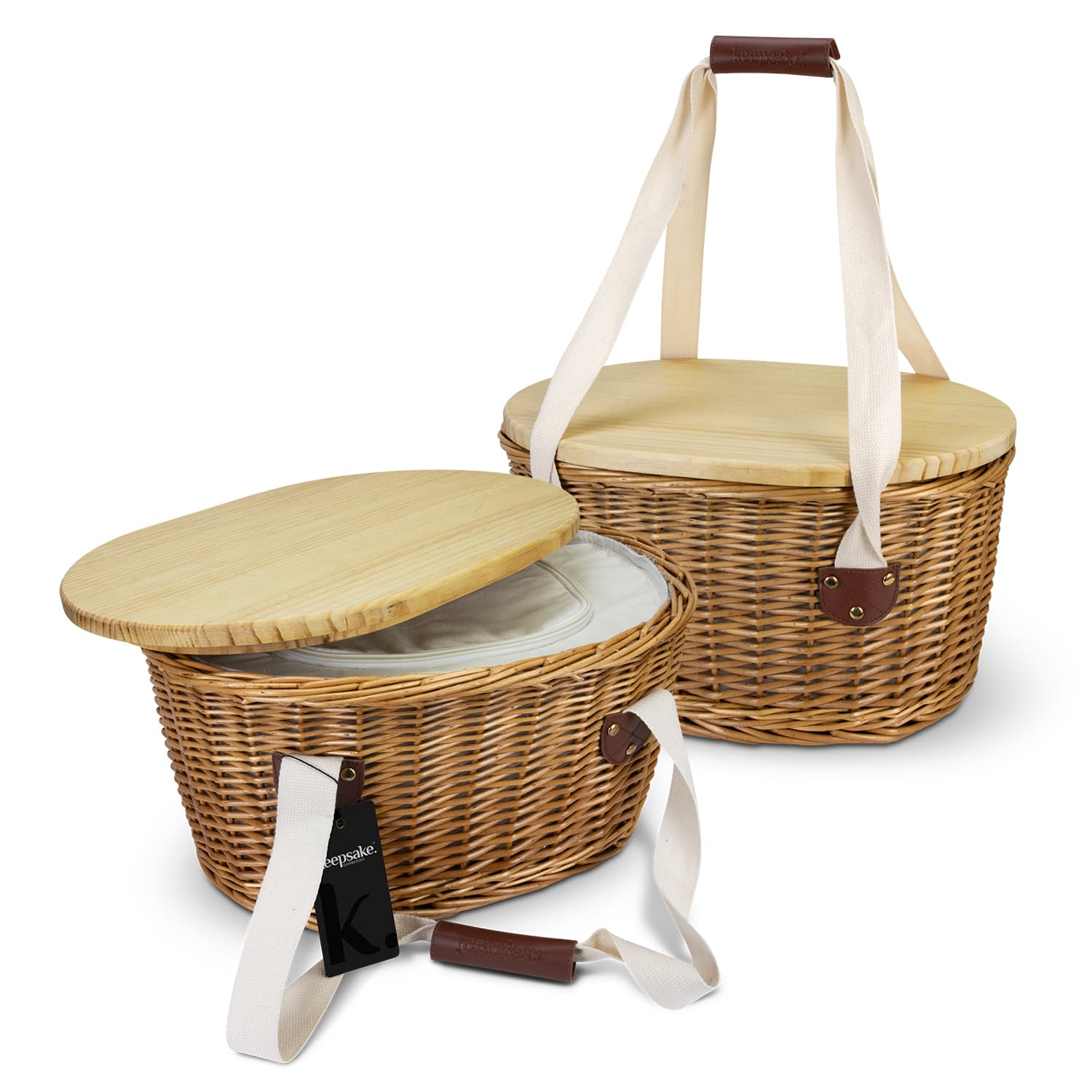 Keepsake Picnic Cooler Basket — view 2 of 4