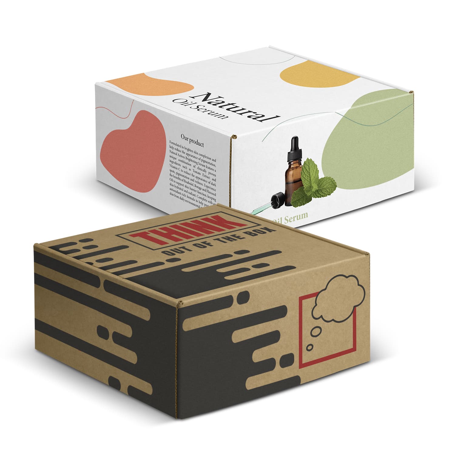 Die Cut Box with Locking Lid - 225x225x113mm — view 2 of 4