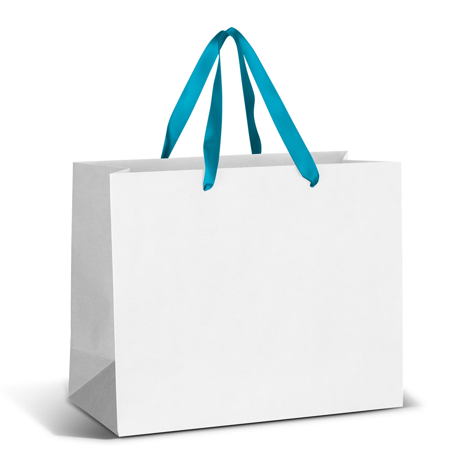 Large Ribbon Handle Paper Bag - Full Colour — view 2 of 3